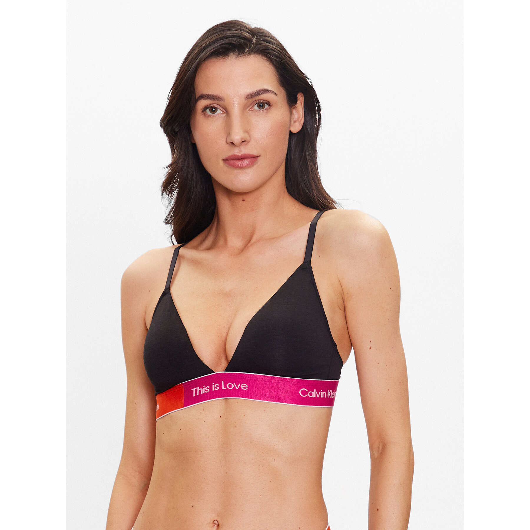 Calvin Klein Underwear Podprsenka Bralette 000QF7254E Černá - Pepit.cz