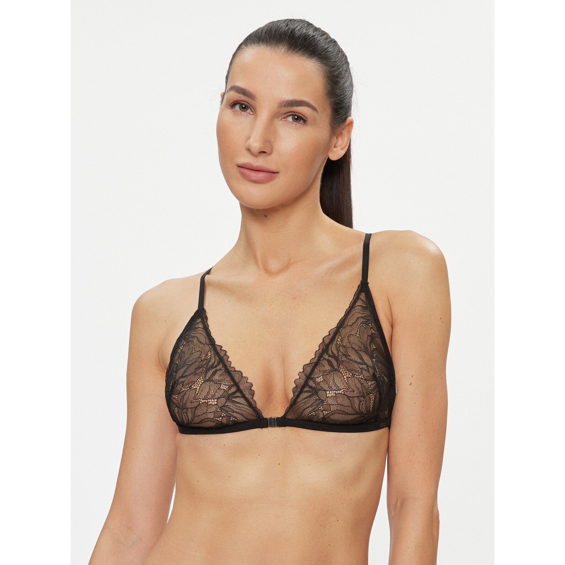 Calvin Klein Underwear Podprsenka Bralette 000QF7349E Černá - Pepit.cz