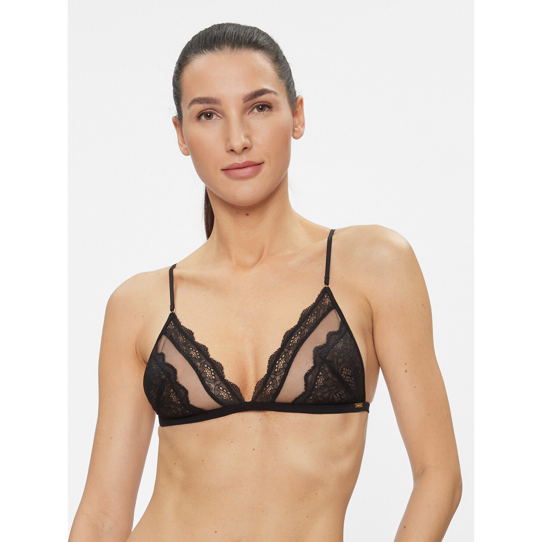 Calvin Klein Underwear Podprsenka Bralette 000QF7498E Černá - Pepit.cz