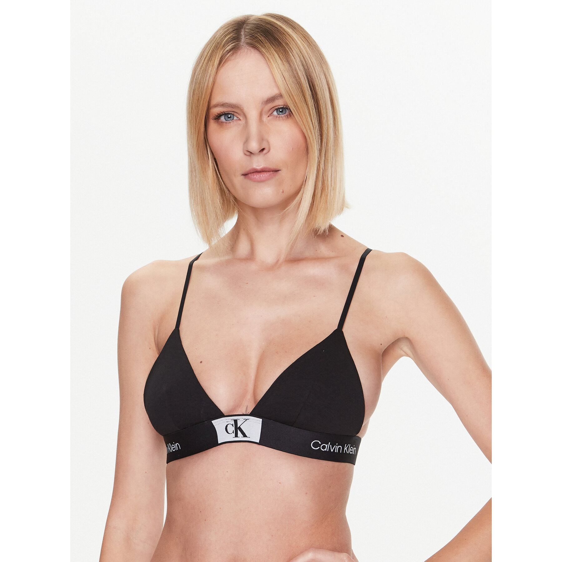 Calvin Klein Underwear Podprsenka Bralette Unlined 000QF7217E Černá - Pepit.cz