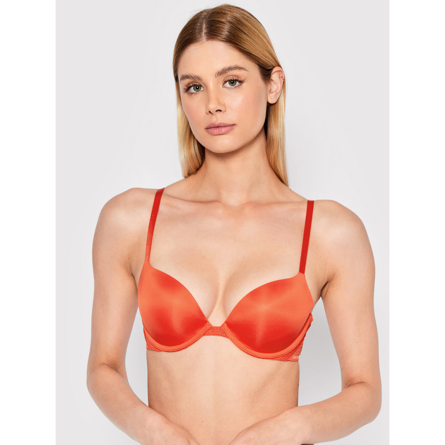 Calvin Klein Underwear Podprsenka Push-up 000QF5613E Červená - Pepit.cz