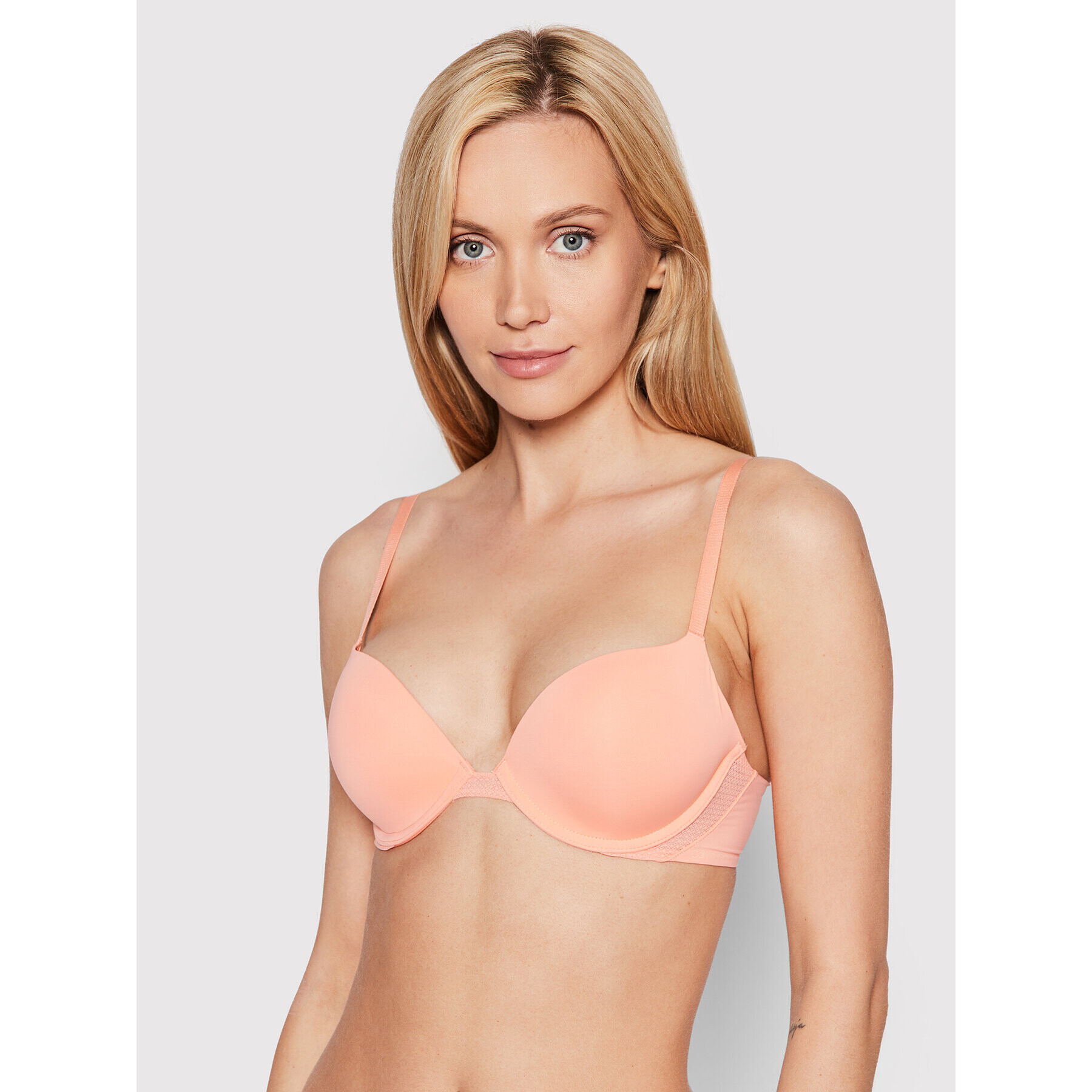 Calvin Klein Underwear Podprsenka Push-up 000QF5613E Oranžová - Pepit.cz