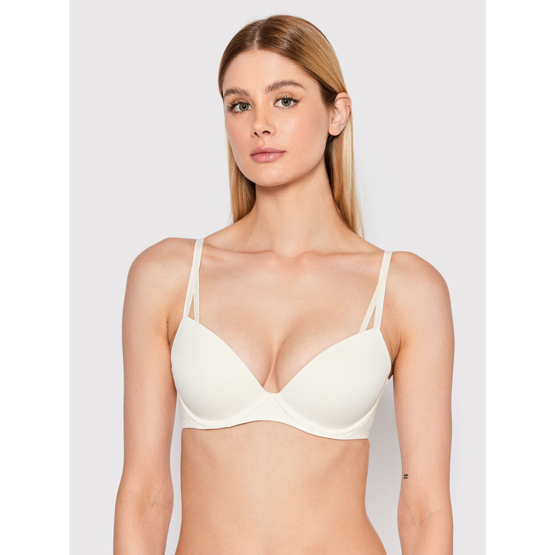 Calvin Klein Underwear Podprsenka Push-up 000QF6016E Béžová - Pepit.cz