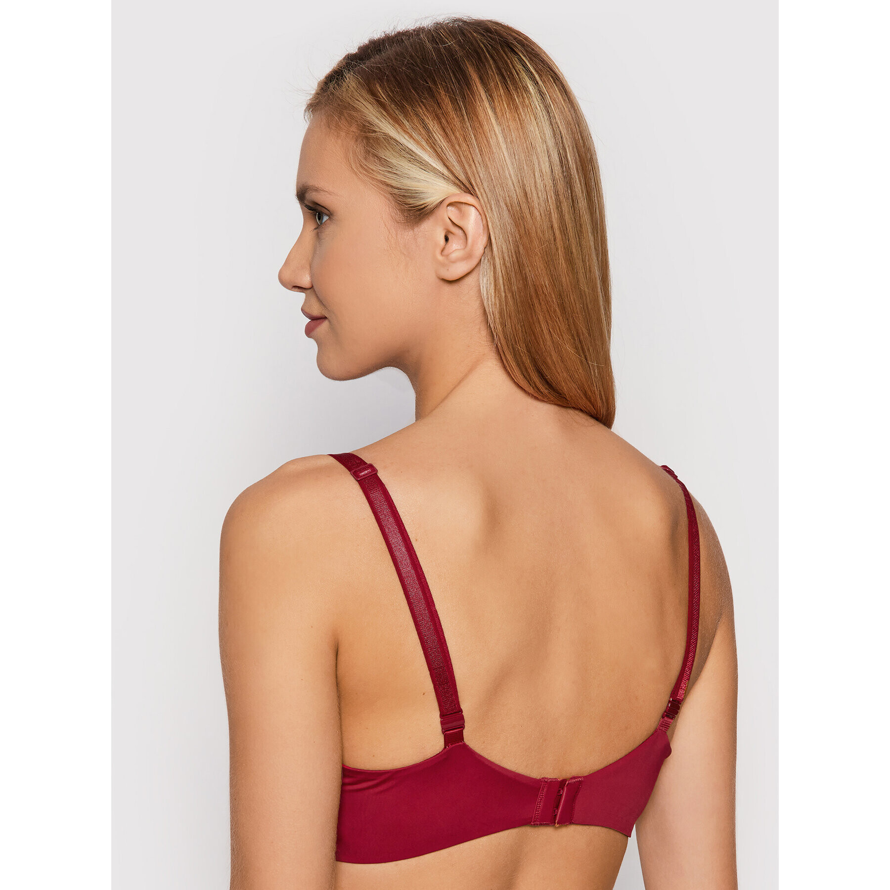 Calvin Klein Underwear Podprsenka Push-up 000QF6016E Bordó - Pepit.cz