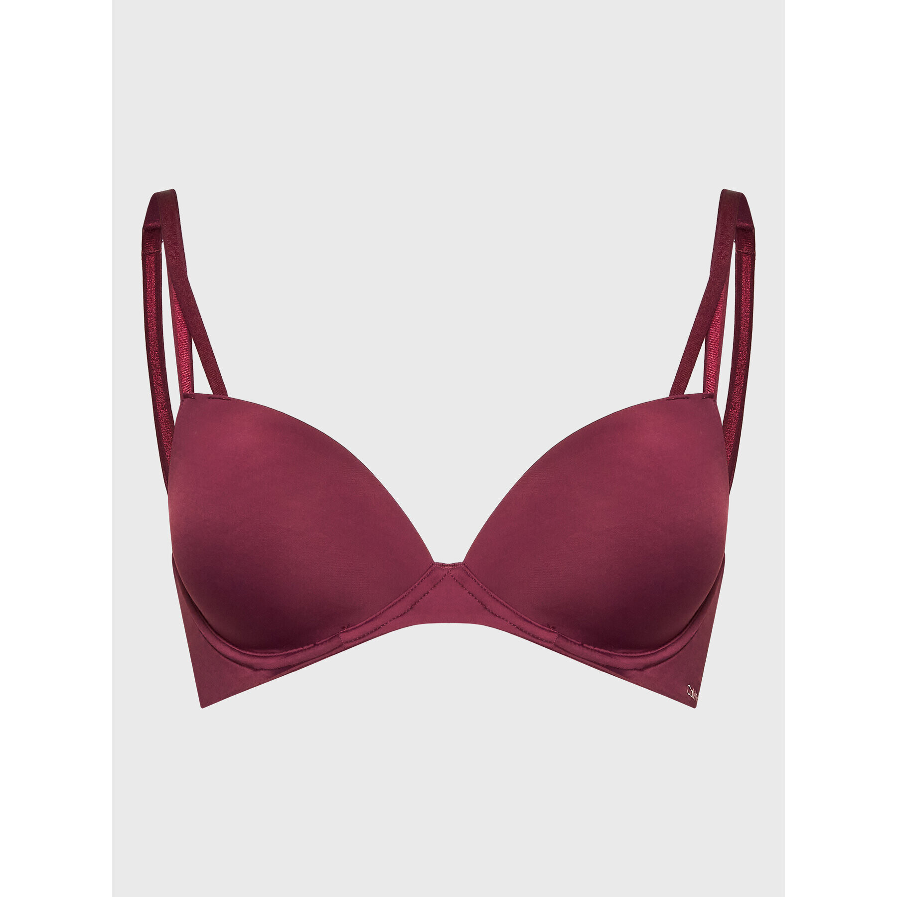 Calvin Klein Underwear Podprsenka Push-up 000QF6016E Bordó - Pepit.cz