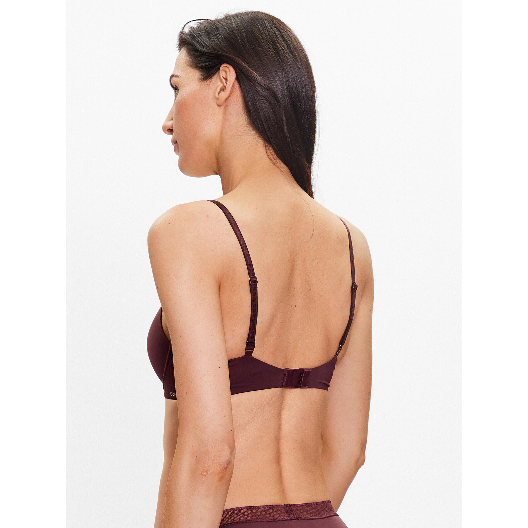 Calvin Klein Underwear Podprsenka Push-up 000QF6016E Bordó - Pepit.cz