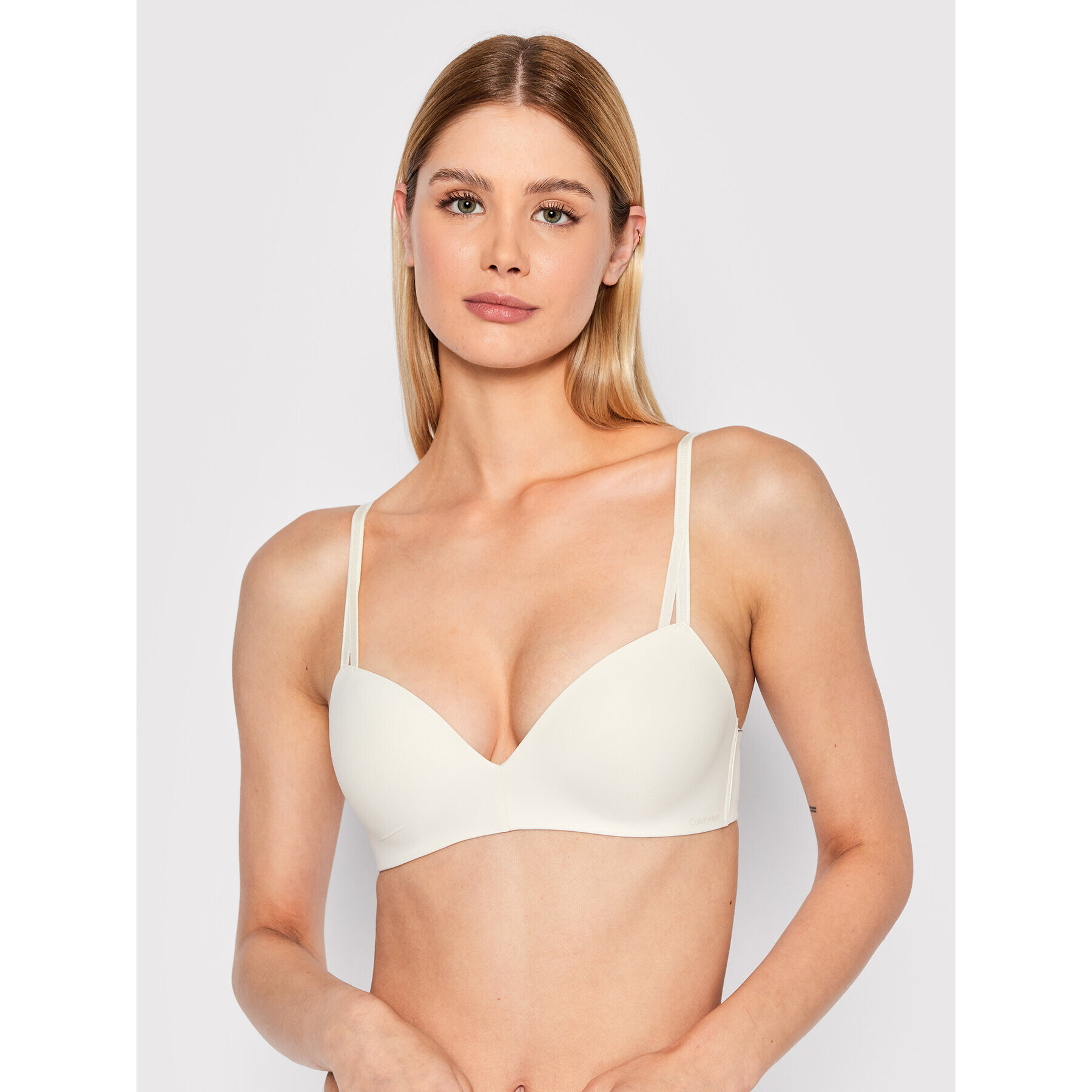 Calvin Klein Underwear Podprsenka Push-up 000QF6017E Béžová - Pepit.cz