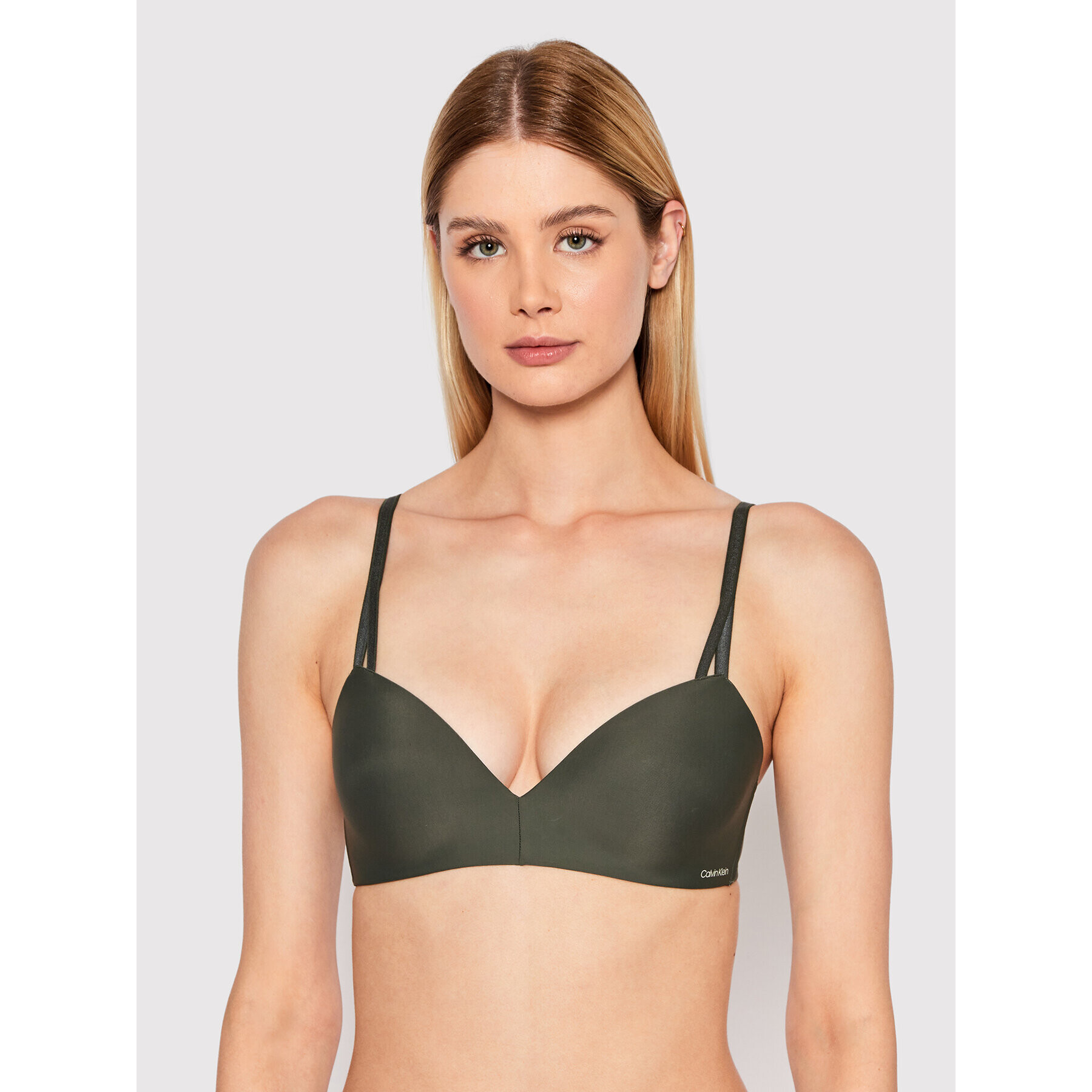 Calvin Klein Underwear Podprsenka Push-up 000QF6017E Zelená - Pepit.cz