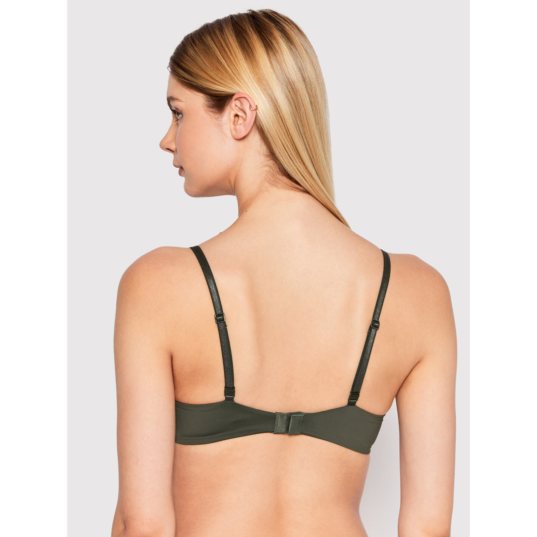 Calvin Klein Underwear Podprsenka Push-up 000QF6017E Zelená - Pepit.cz