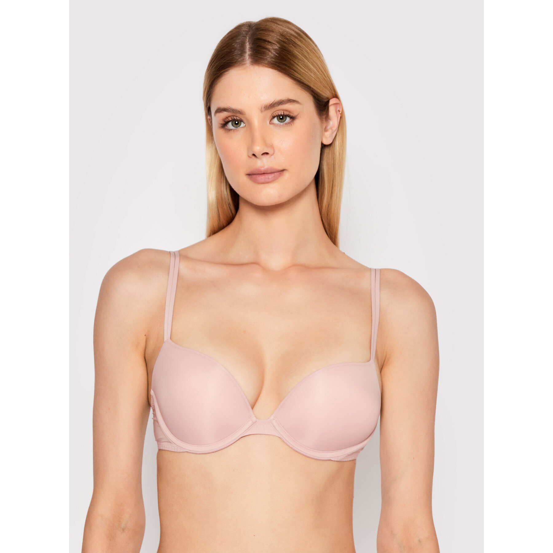 Calvin Klein Underwear Podprsenka Push-up 000QF6345E Růžová - Pepit.cz