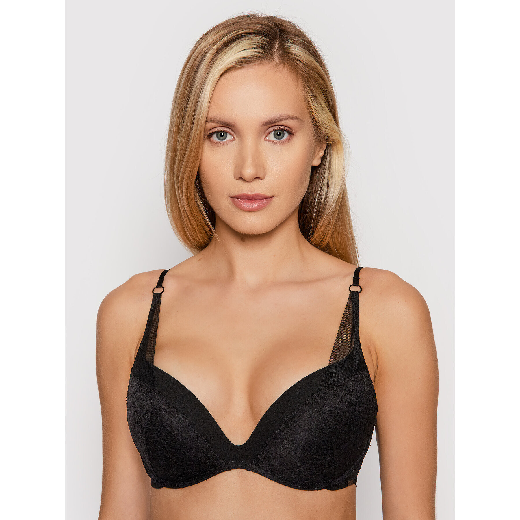 Calvin Klein Underwear Podprsenka Push-up 000QF6645E Černá - Pepit.cz