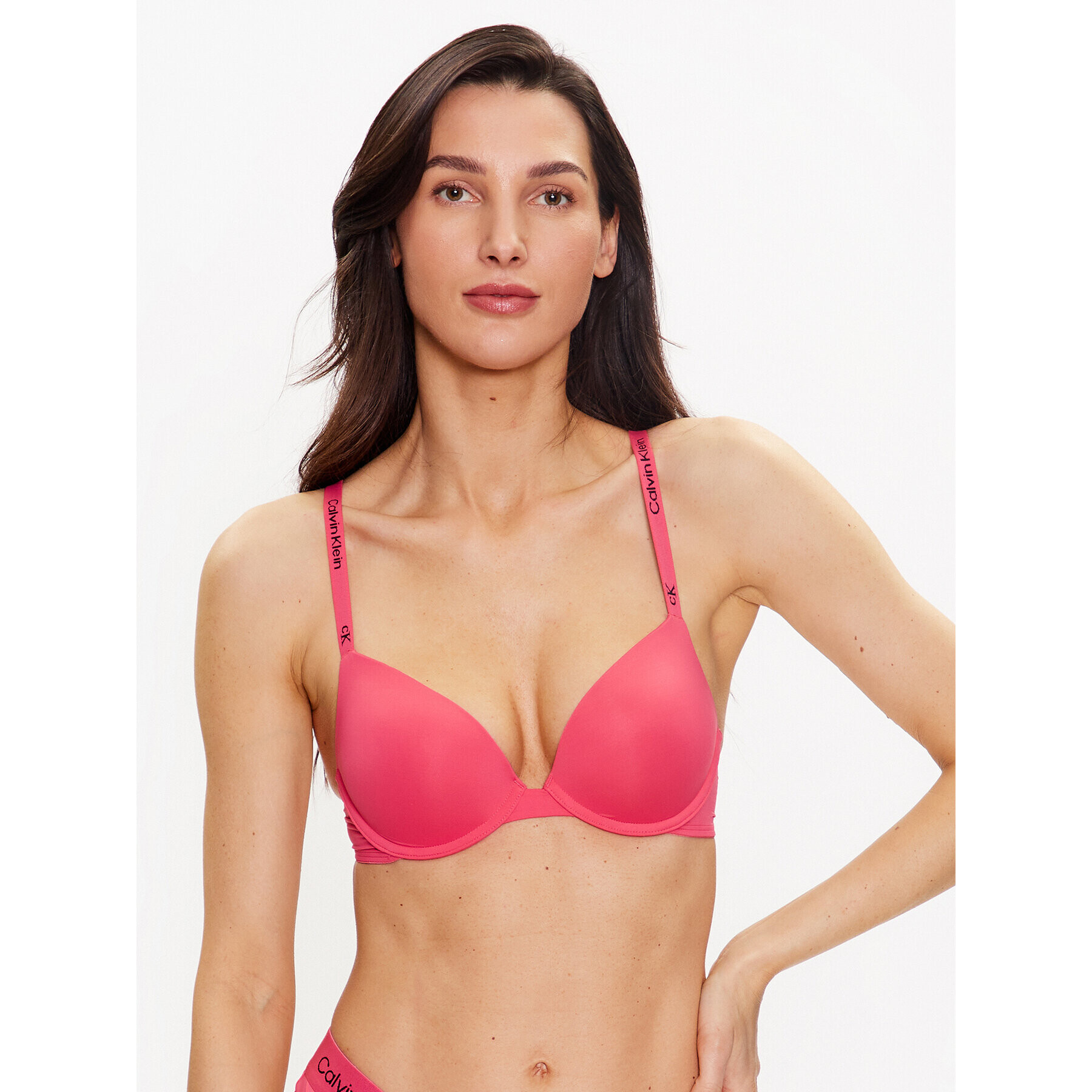 Calvin Klein Underwear Podprsenka Push-up 000QF7252E Růžová - Pepit.cz