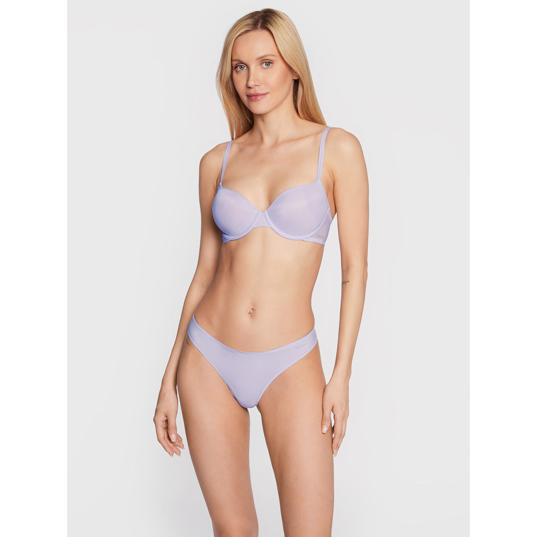 Calvin Klein Underwear Podprsenka s kosticemi 000QF6068E Fialová - Pepit.cz