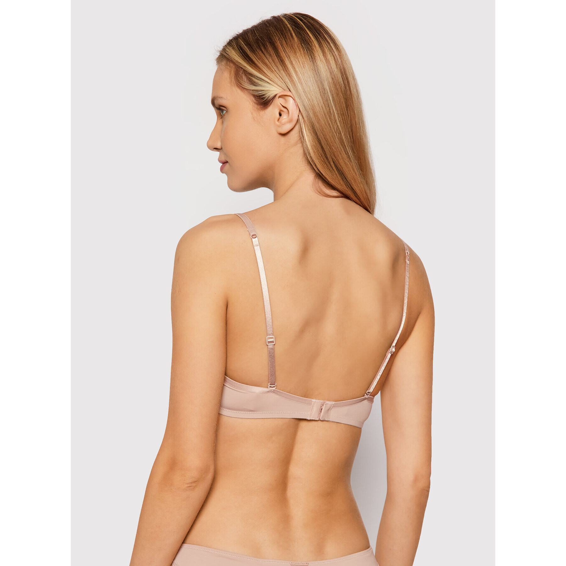 Calvin Klein Underwear Podprsenka s kosticemi 000QF6657E Béžová - Pepit.cz