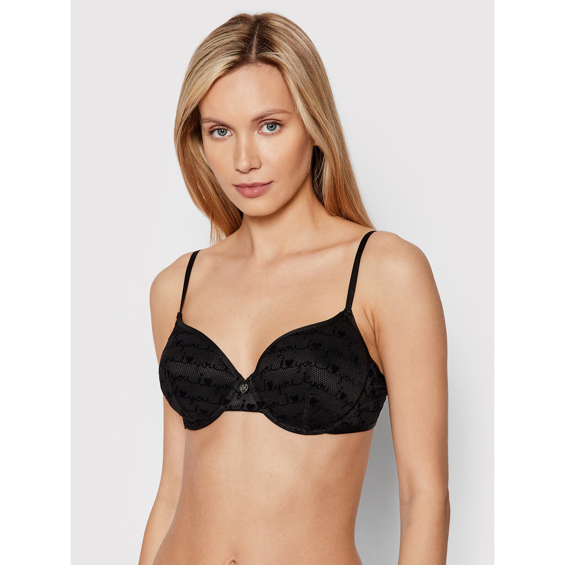 Calvin Klein Underwear Podprsenka s kosticemi 000QF6715E Černá - Pepit.cz