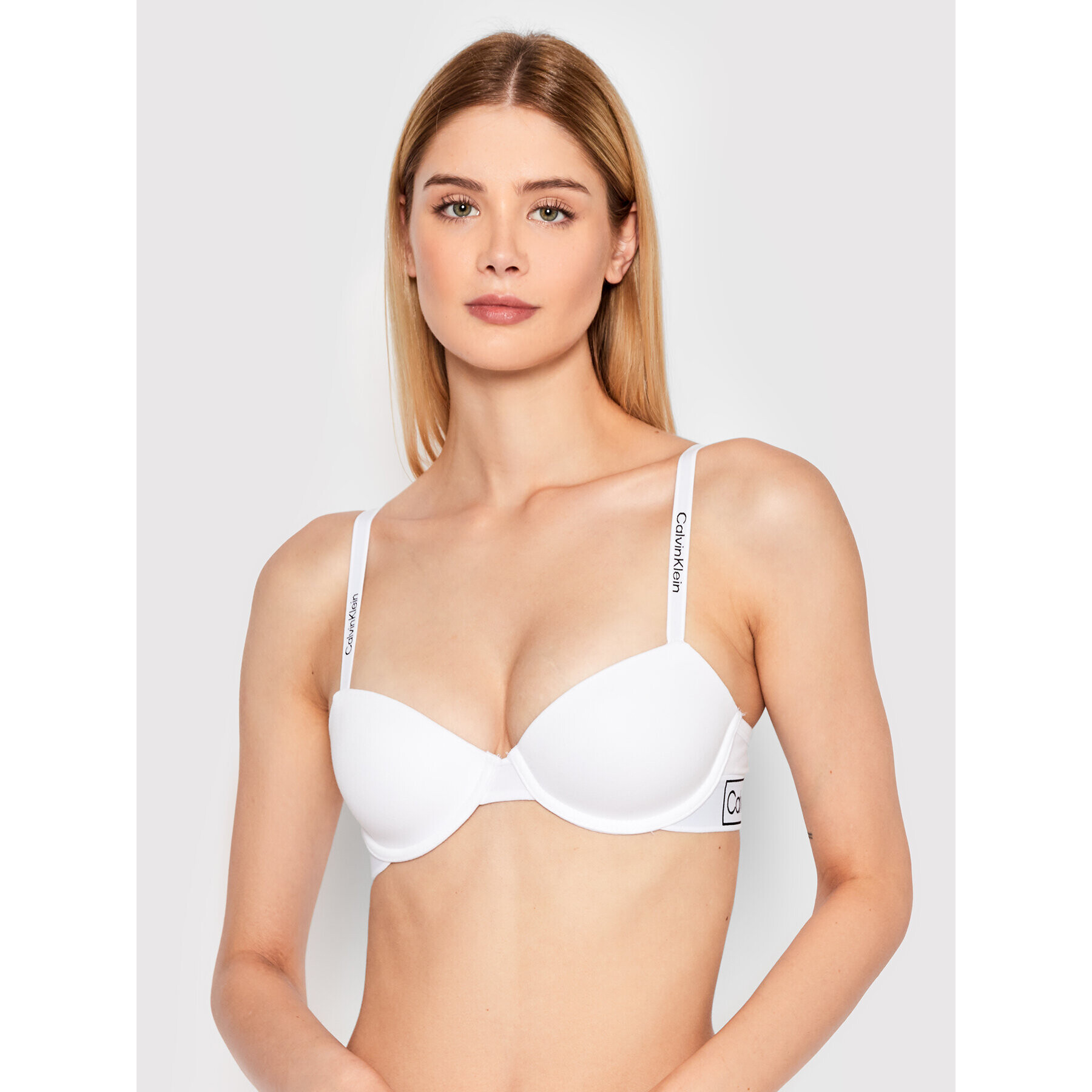 Calvin Klein Underwear Podprsenka s kosticemi 000QF6772E Bílá - Pepit.cz