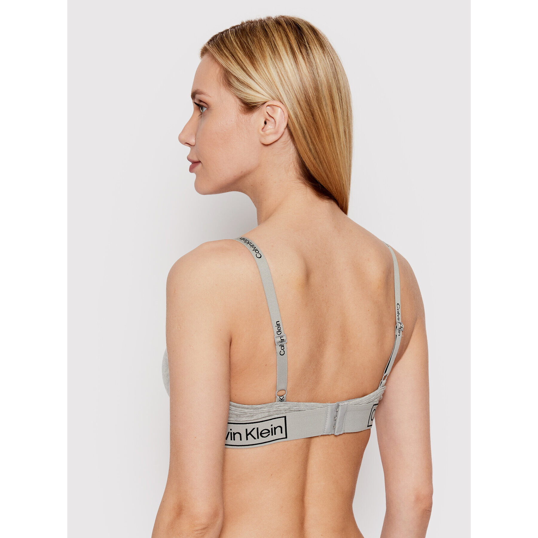 Calvin Klein Underwear Podprsenka s kosticemi 000QF6772E Šedá - Pepit.cz