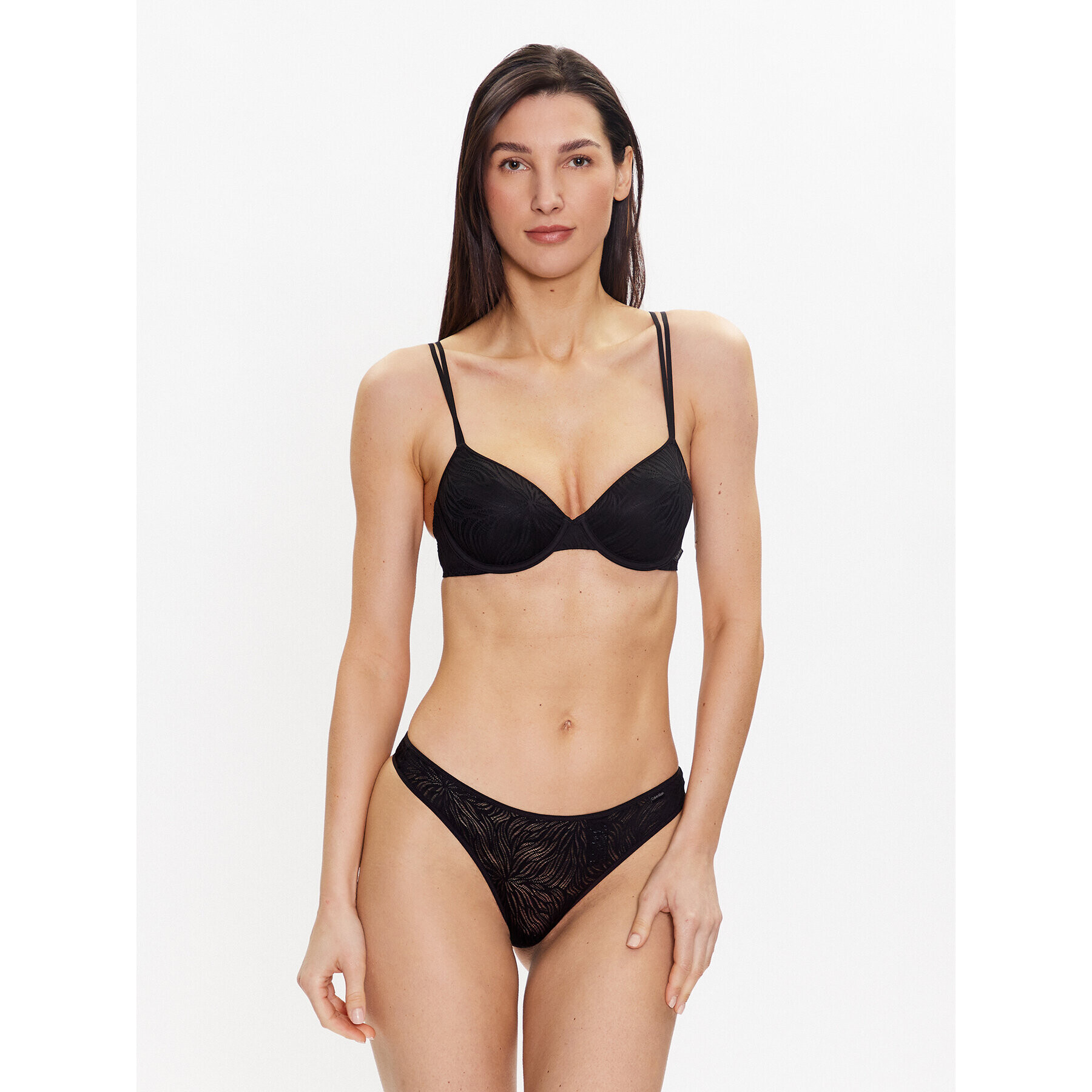 Calvin Klein Underwear Podprsenka s kosticemi 000QF6875E Černá - Pepit.cz