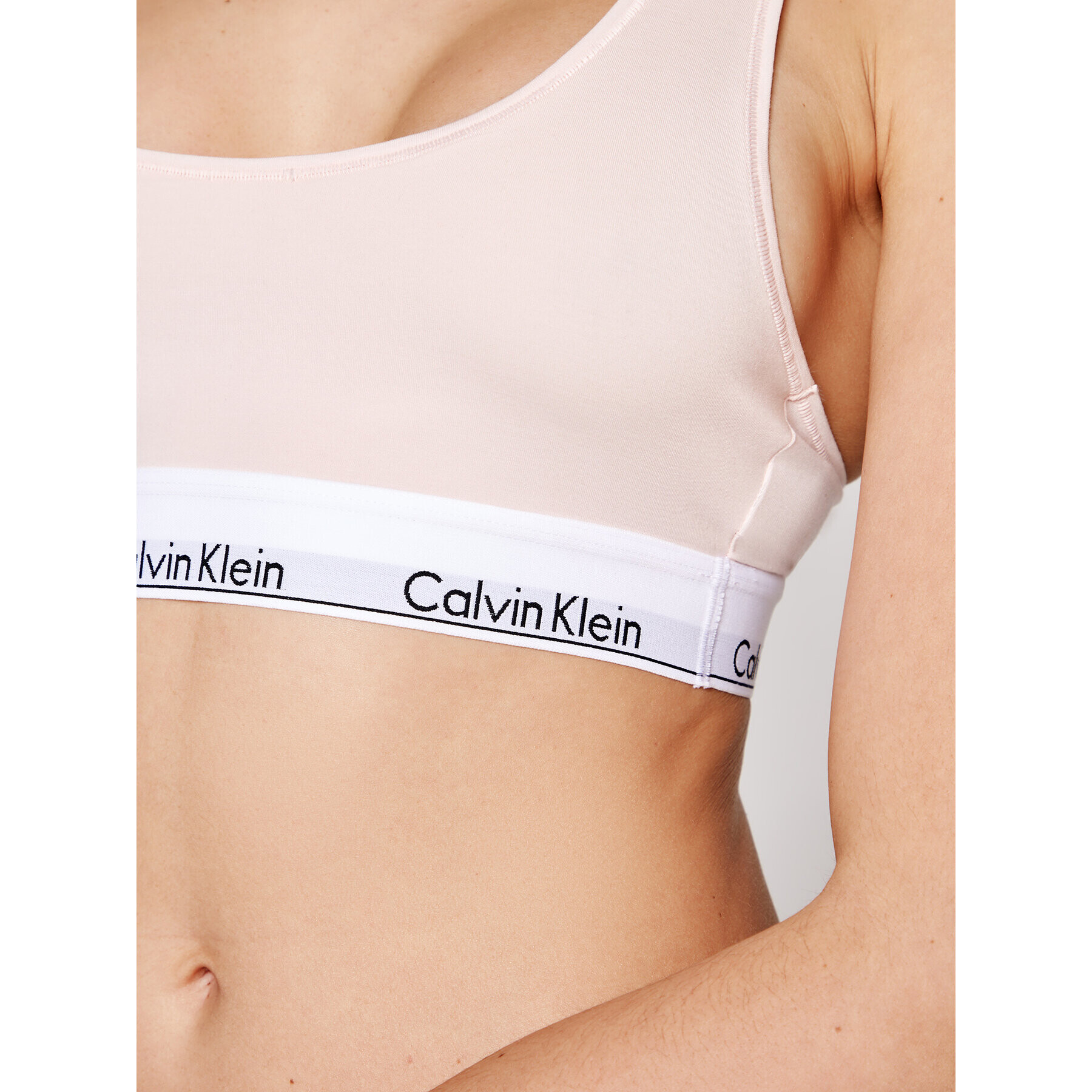 Calvin Klein Underwear Podprsenkový top 0000F3785E Růžová - Pepit.cz