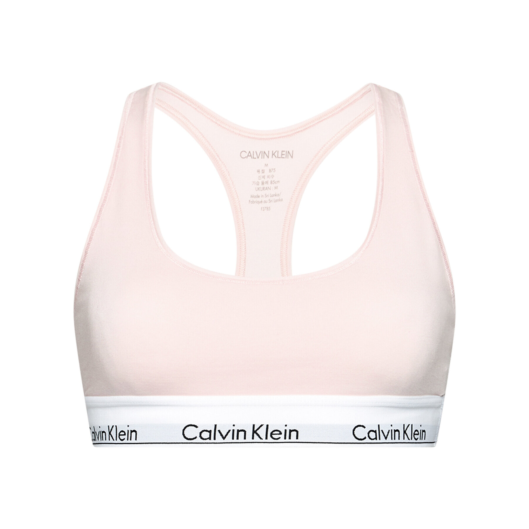 Calvin Klein Underwear Podprsenkový top 0000F3785E Růžová - Pepit.cz