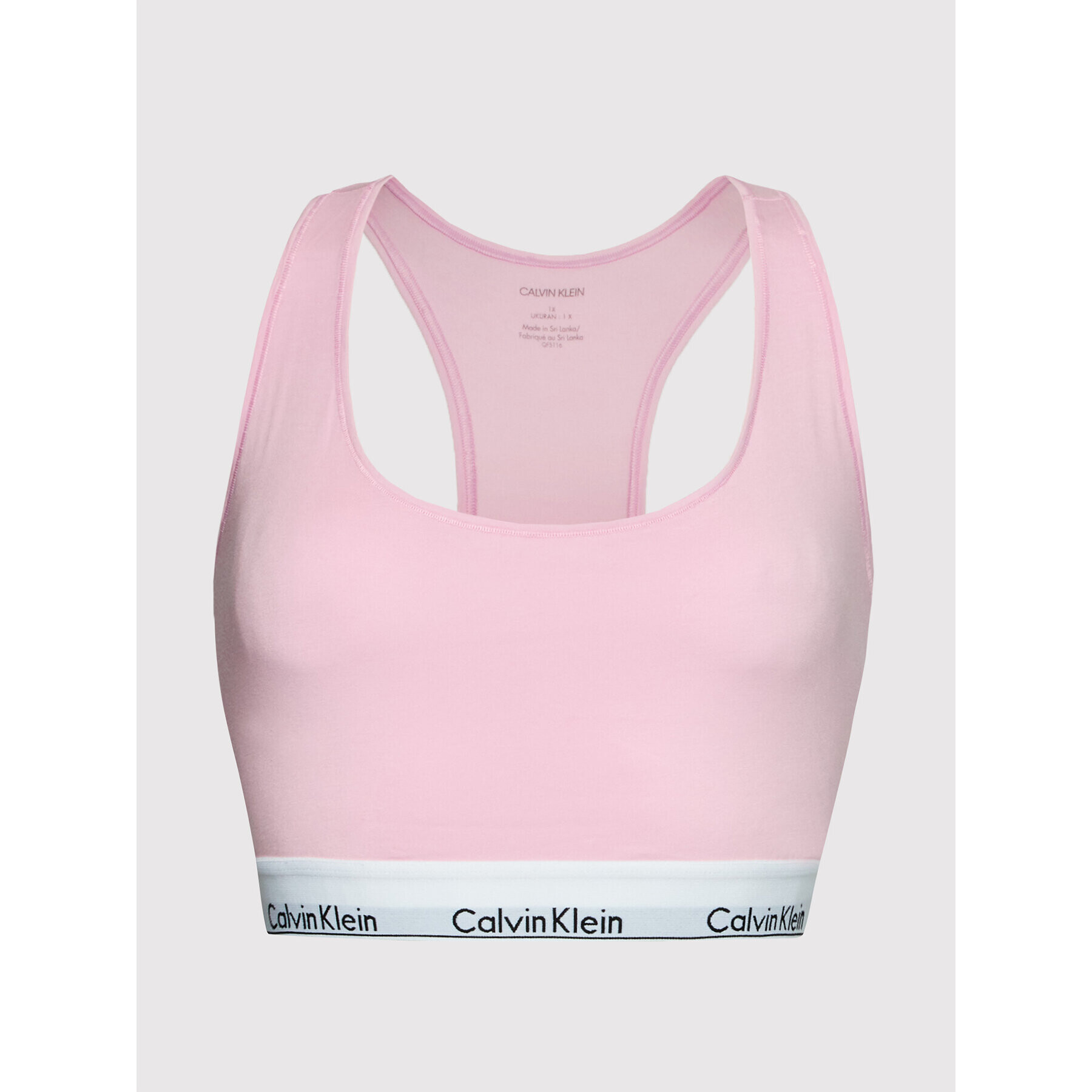 Calvin Klein Underwear Podprsenkový top 000QF5116E Růžová - Pepit.cz