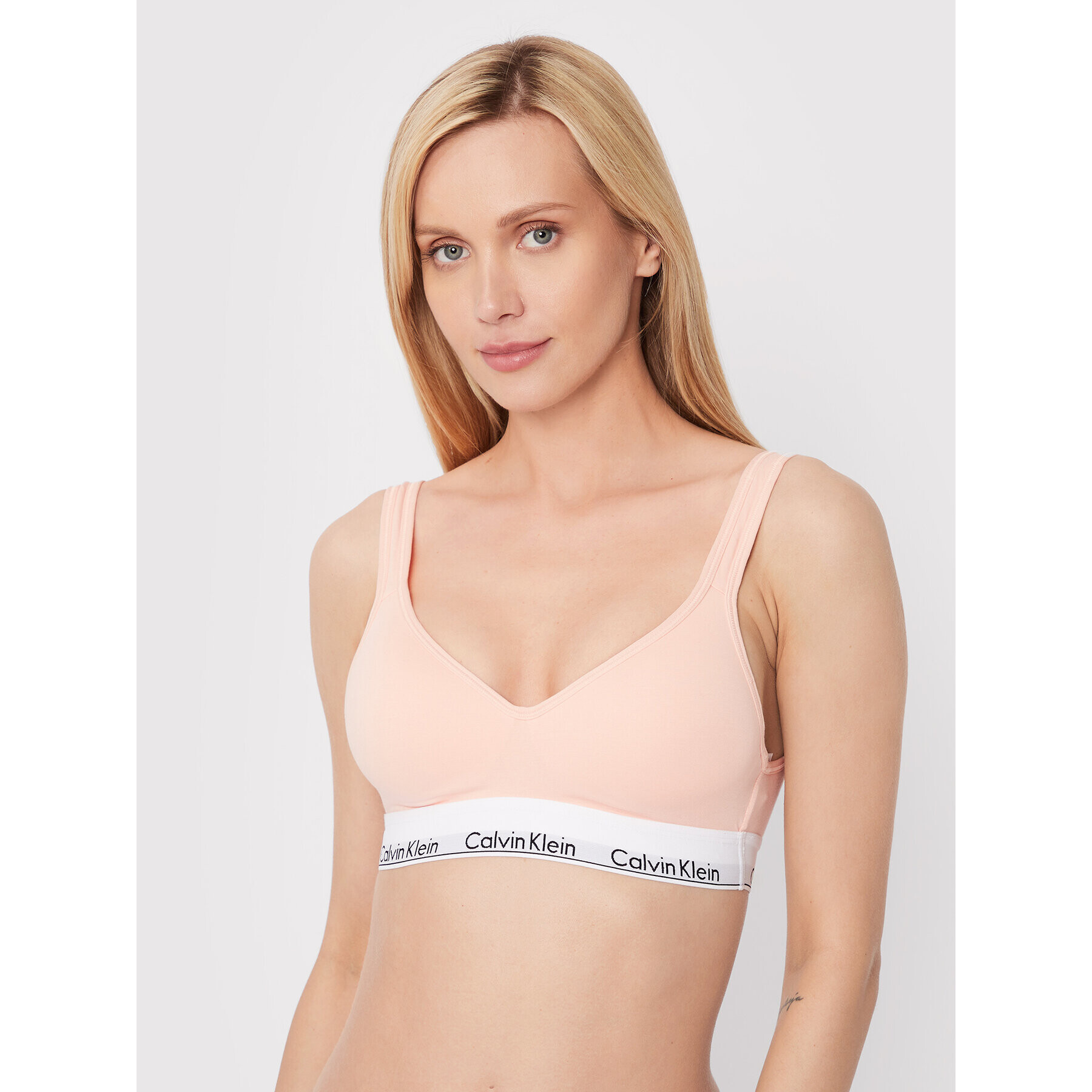 Calvin Klein Underwear Podprsenkový top 000QF5490E Oranžová - Pepit.cz