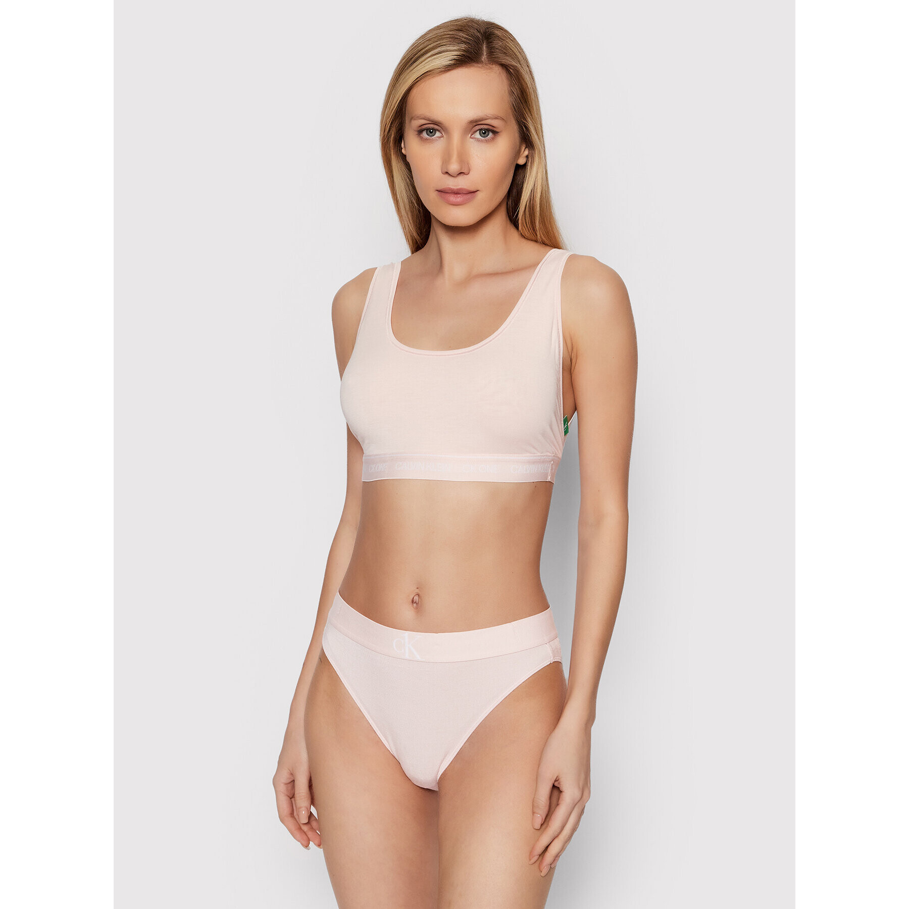 Calvin Klein Underwear Podprsenkový top 000QF6502E Růžová - Pepit.cz