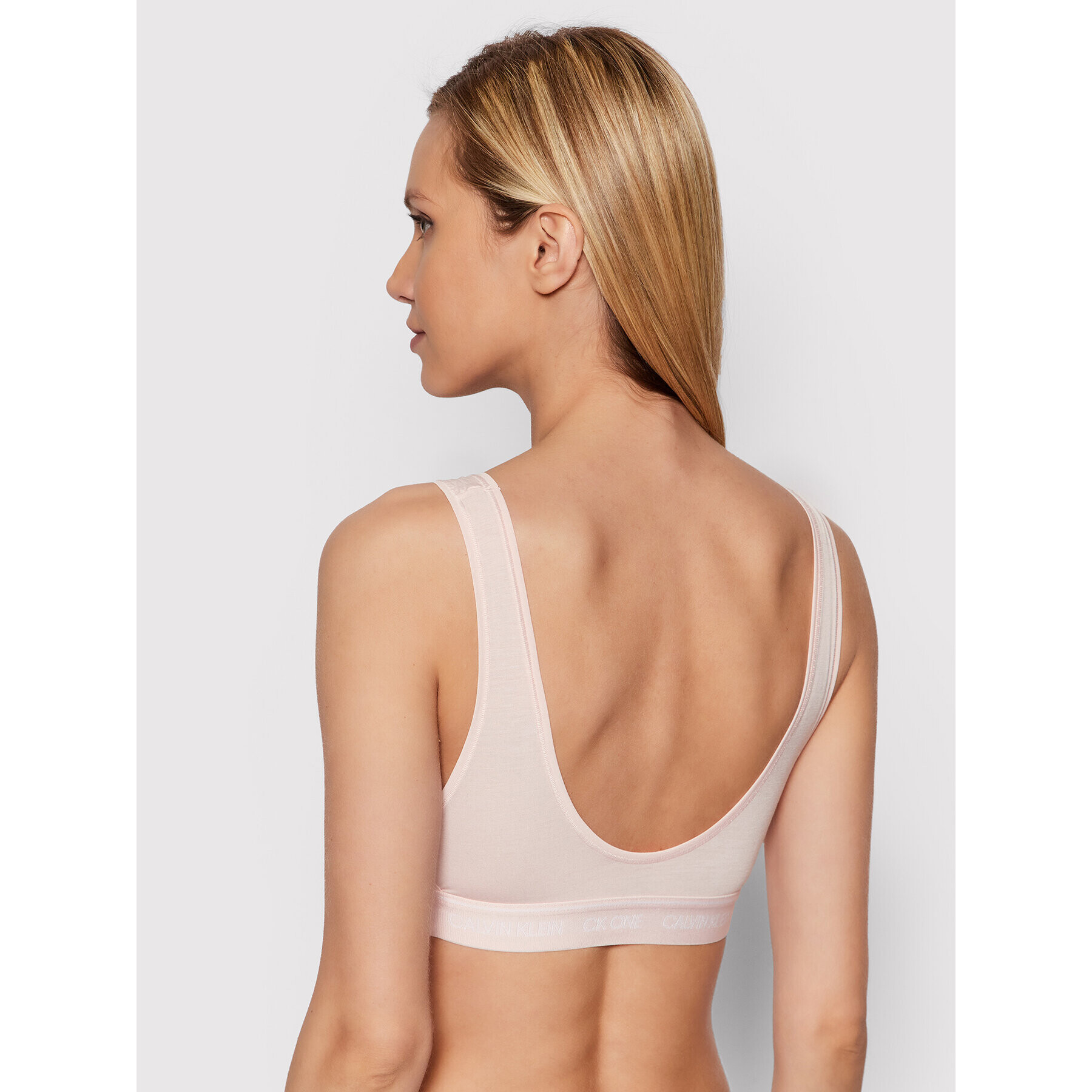 Calvin Klein Underwear Podprsenkový top 000QF6502E Růžová - Pepit.cz