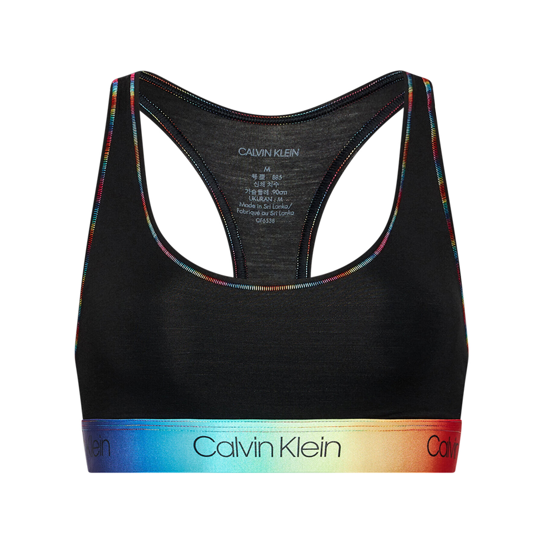 Calvin Klein Underwear Podprsenkový top 000QF6538E Černá - Pepit.cz