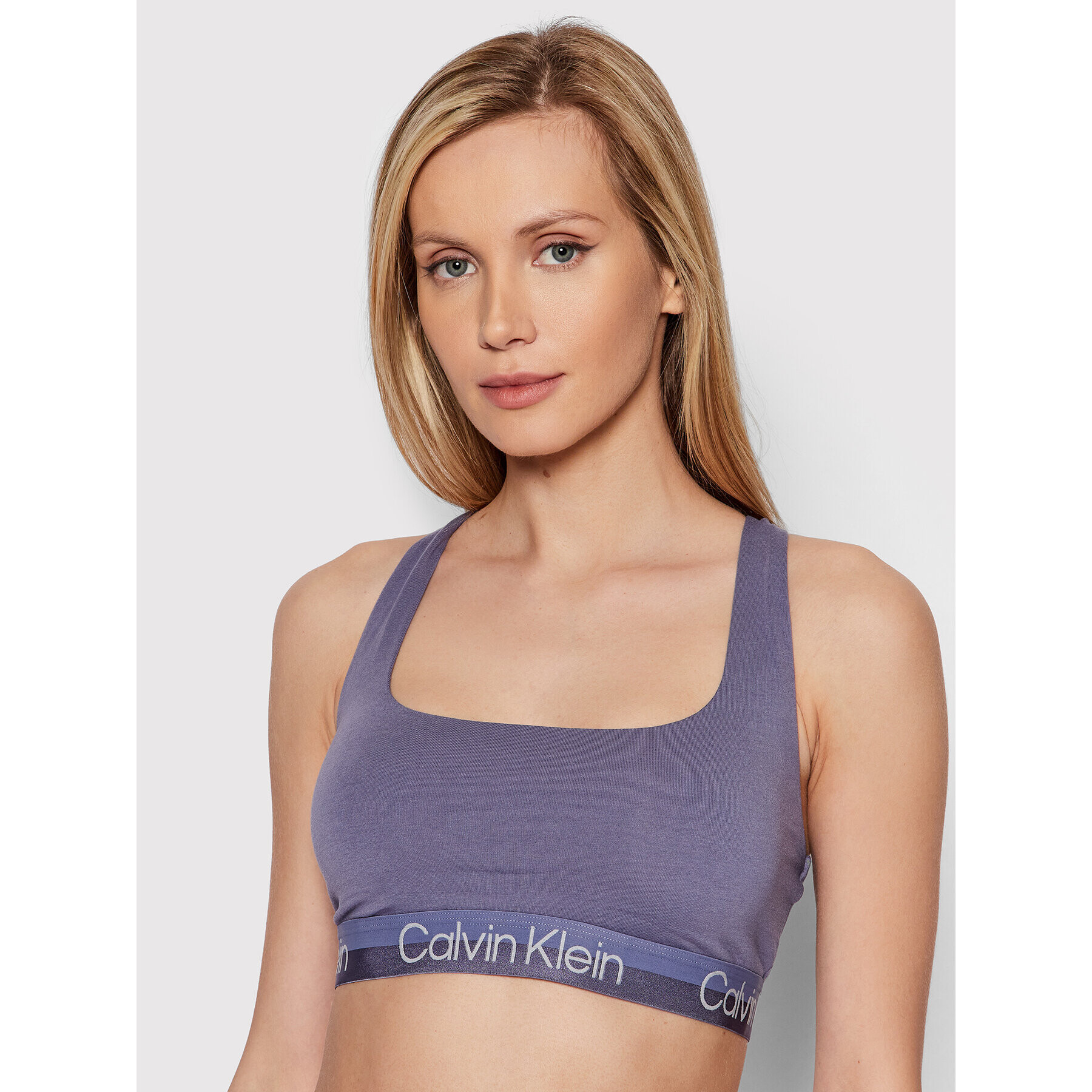 Calvin Klein Underwear Podprsenkový top 000QF6684E Fialová - Pepit.cz