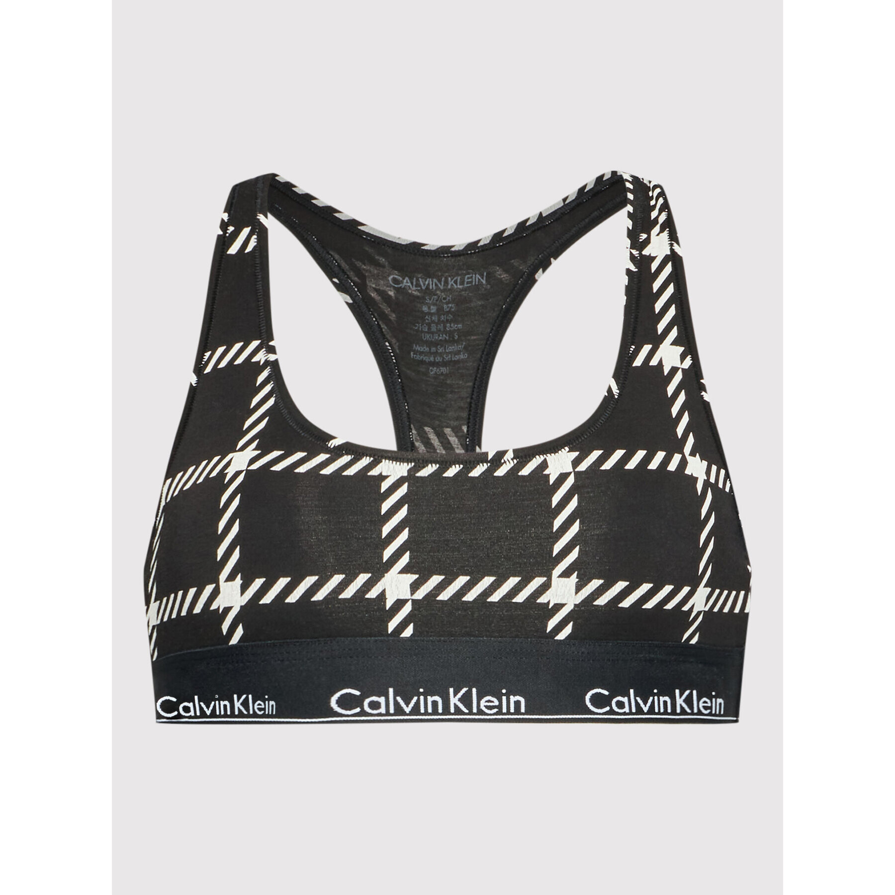 Calvin Klein Underwear Podprsenkový top 000QF6701E Černá - Pepit.cz