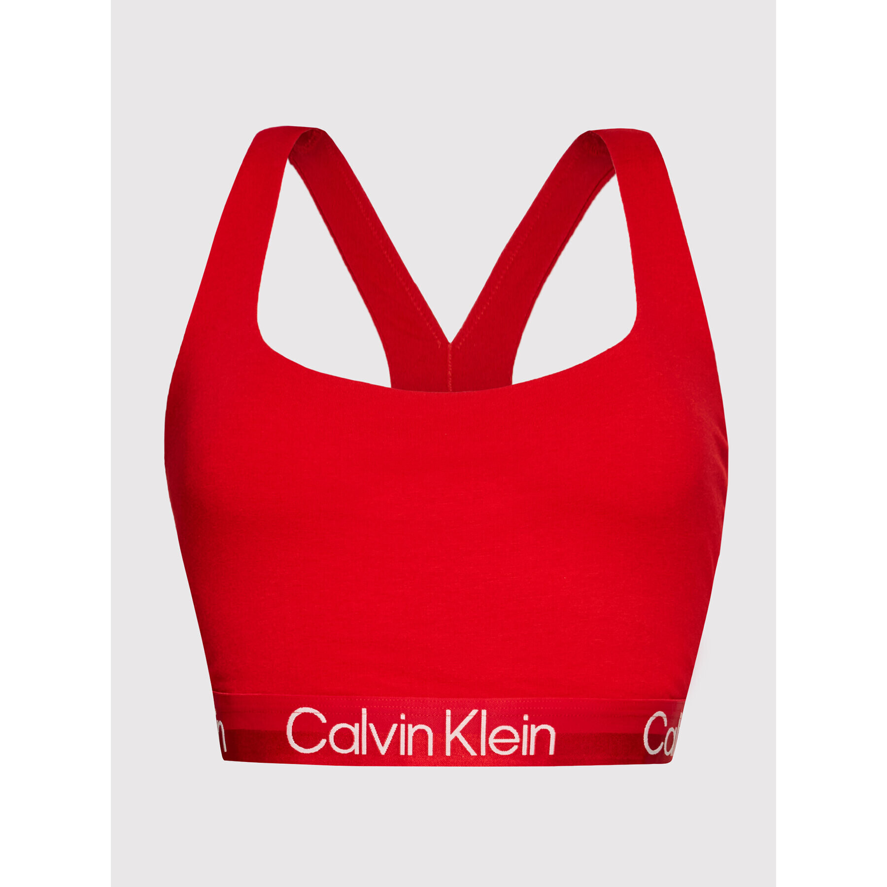 Calvin Klein Underwear Podprsenkový top 000QF6707E Červená - Pepit.cz