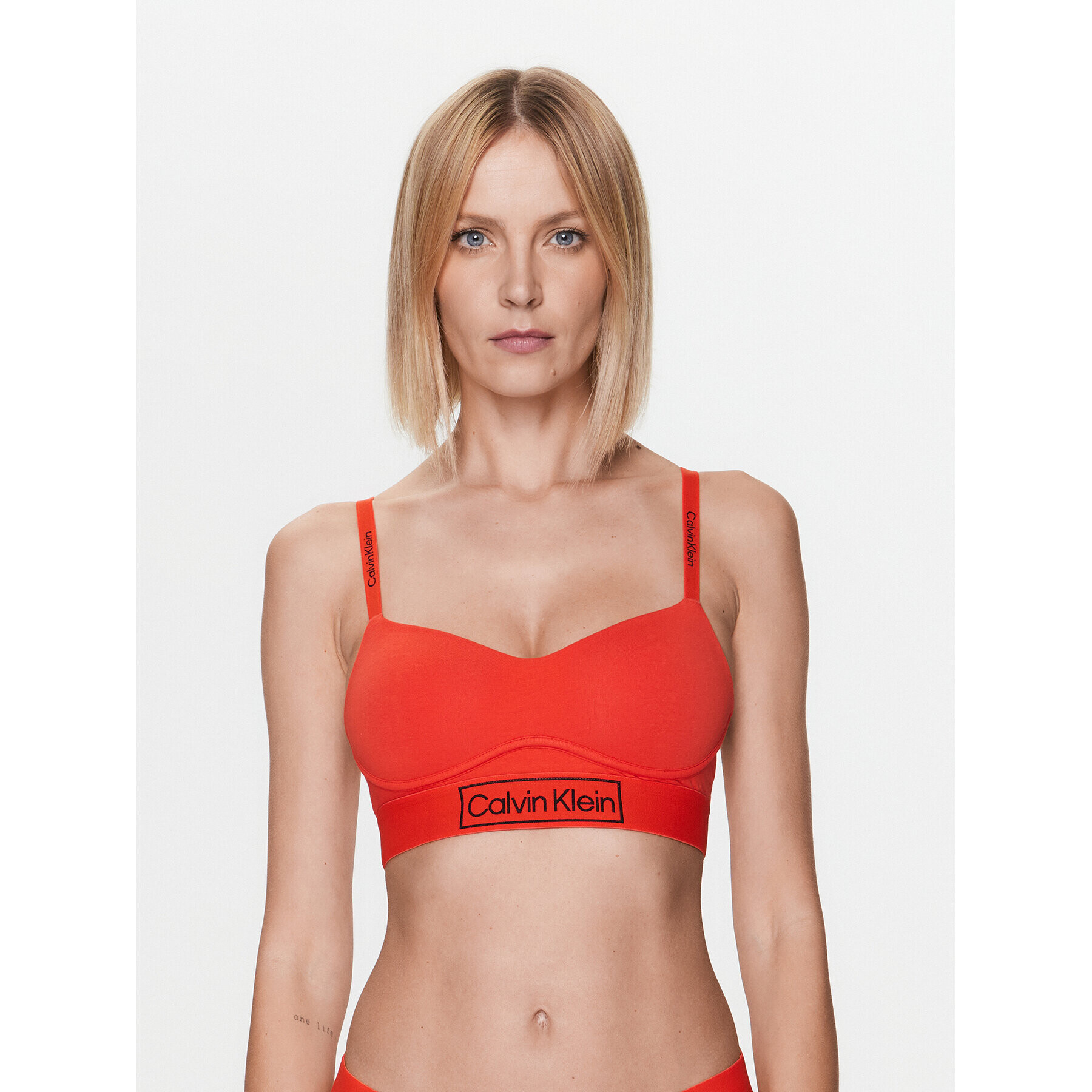 Calvin Klein Underwear Podprsenkový top 000QF6770E Oranžová - Pepit.cz