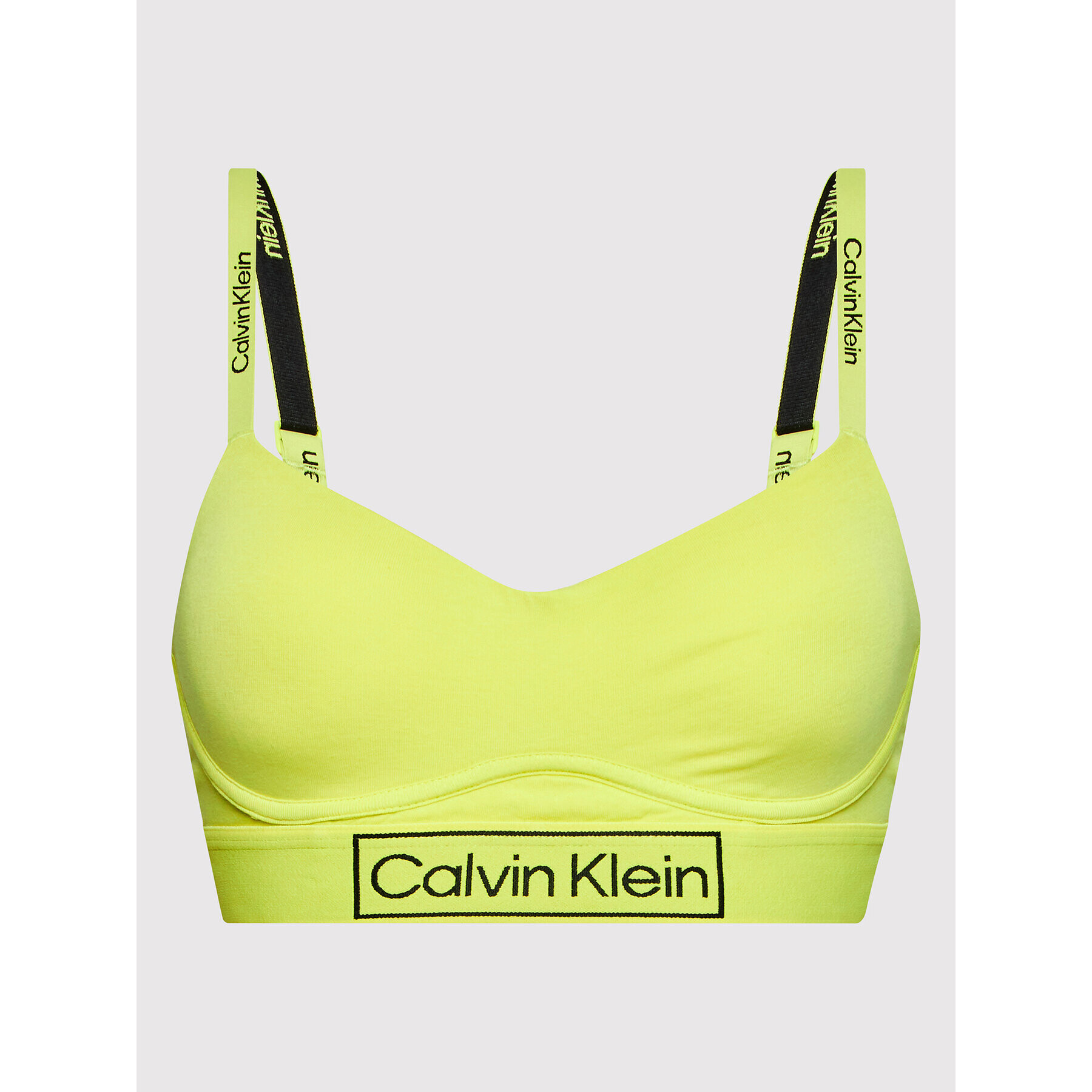 Calvin Klein Underwear Podprsenkový top 000QF6770E Zelená - Pepit.cz