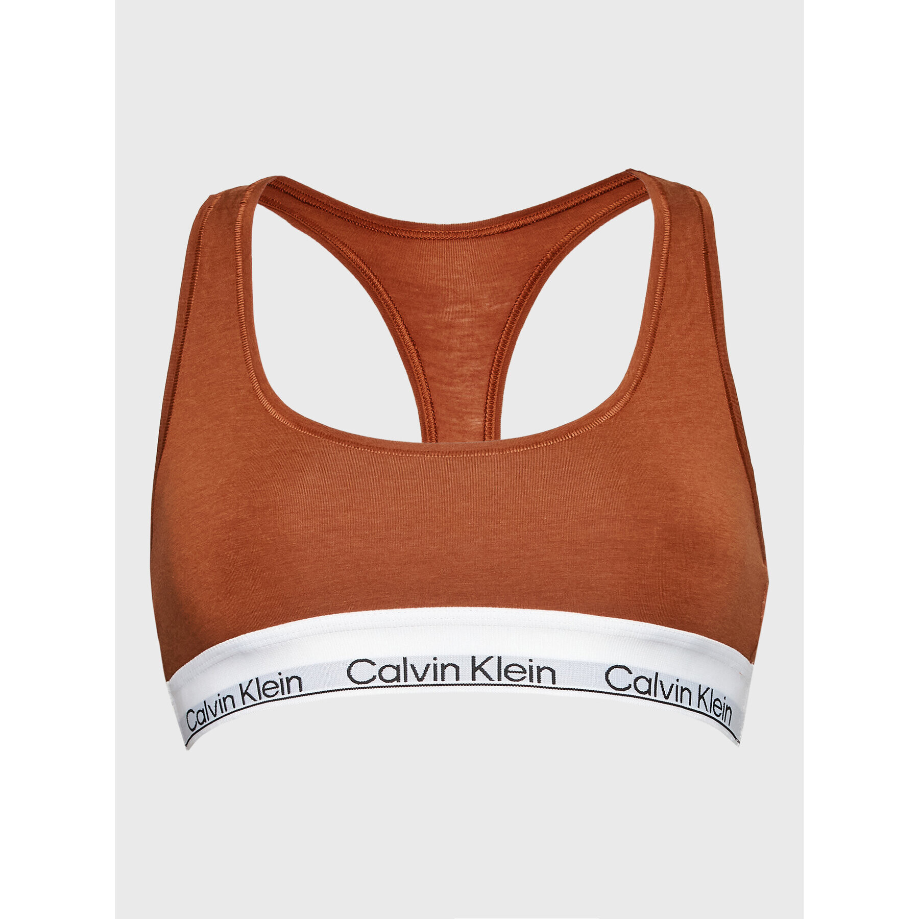 Calvin Klein Underwear Podprsenkový top 000QF7044E Hnědá - Pepit.cz