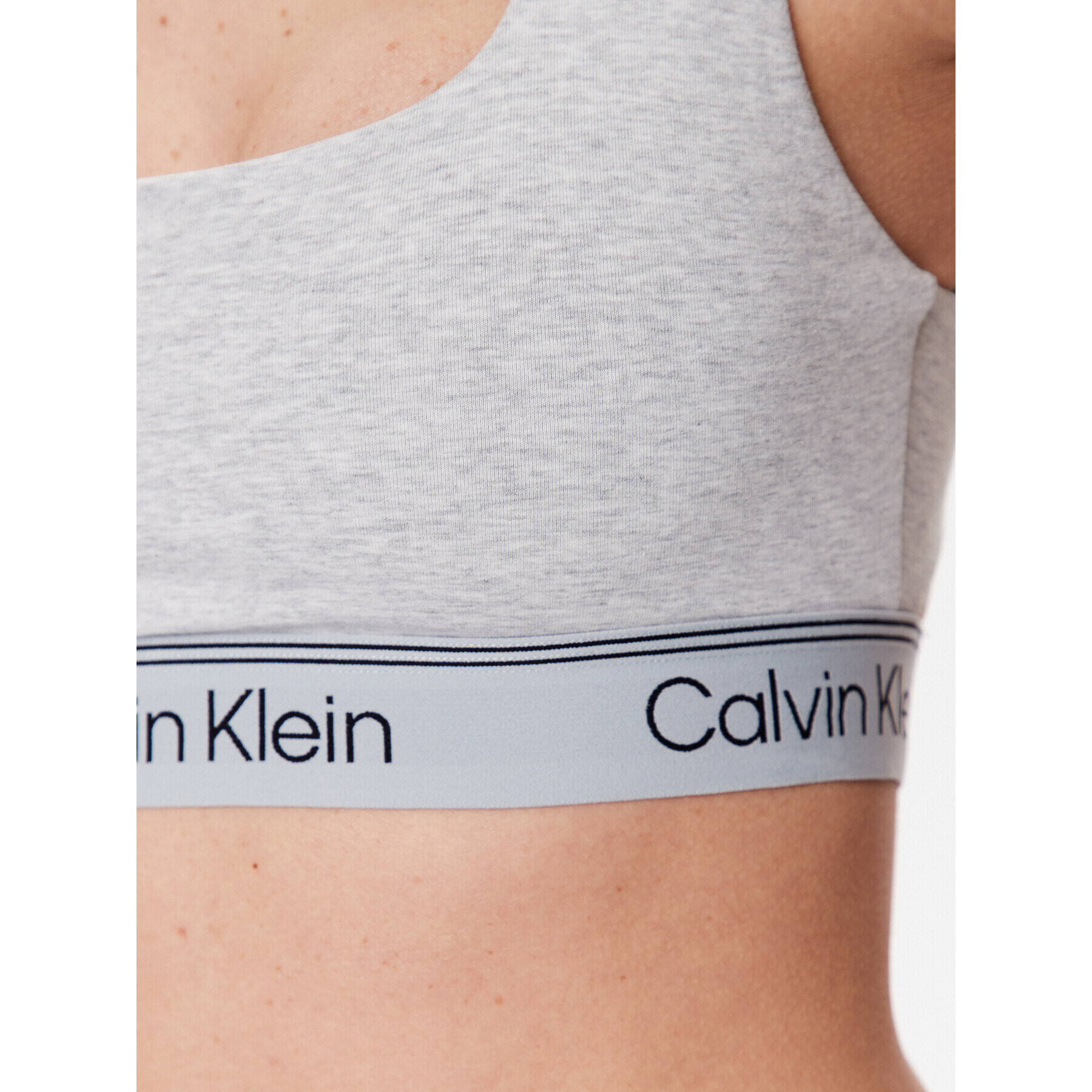 Calvin Klein Underwear Podprsenkový top 000QF7185E Šedá - Pepit.cz