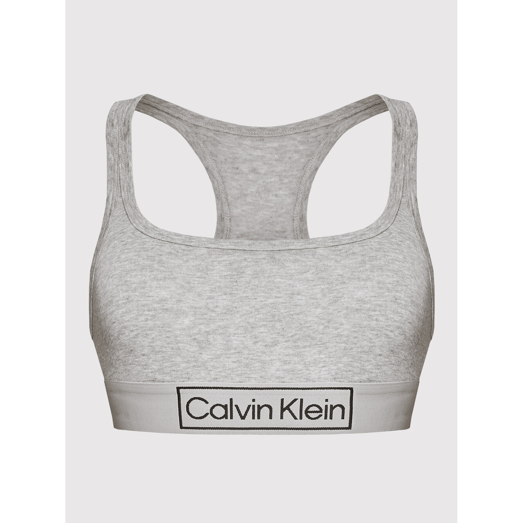 Calvin Klein Underwear Podprsenkový top Reimagined Heritage 000QF6768E Šedá - Pepit.cz