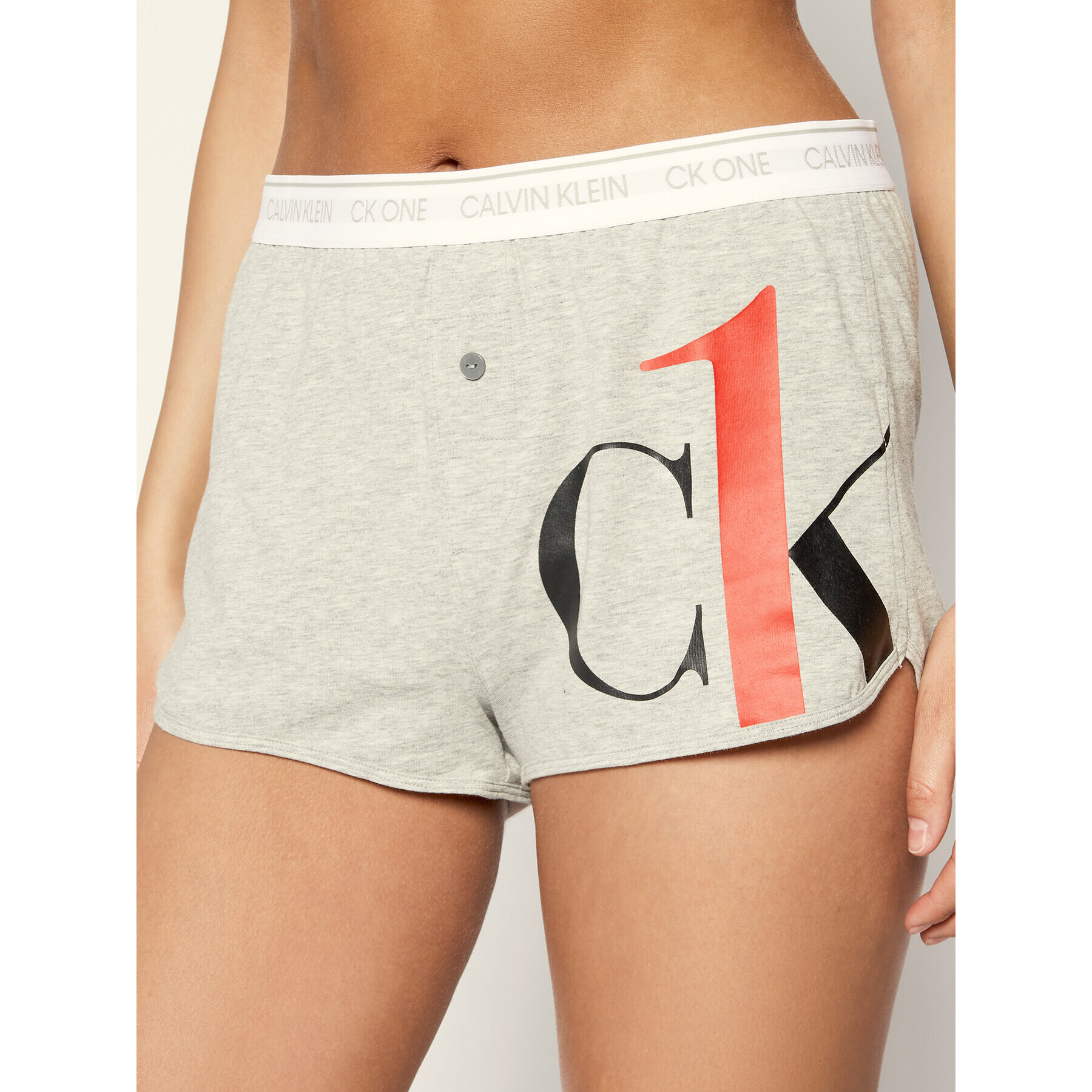 Calvin Klein Underwear Pyžamo Short Set 000QS6443E Bílá - Pepit.cz