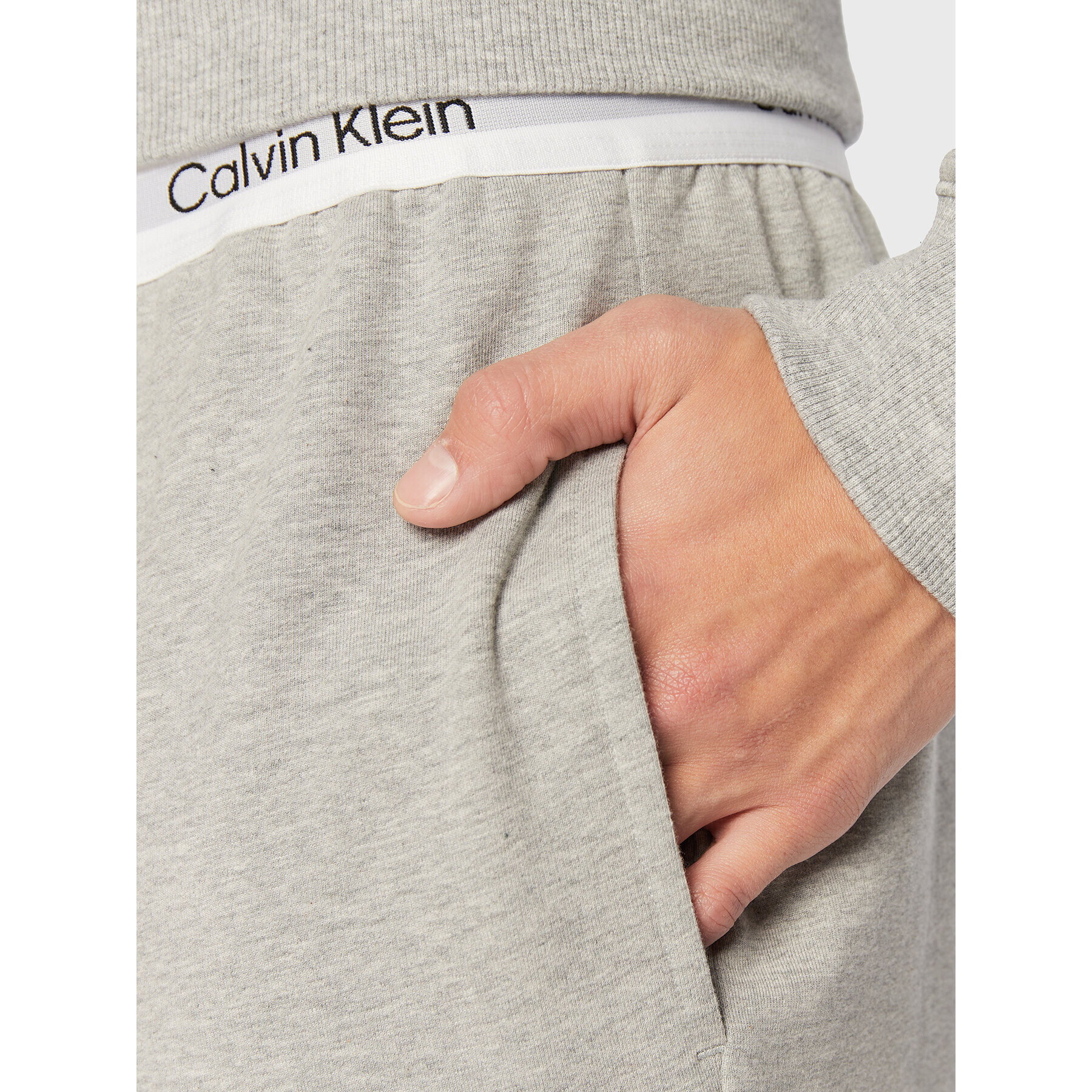 Calvin Klein Underwear Pyžamové kalhoty 000NM2302E Šedá Regular Fit - Pepit.cz