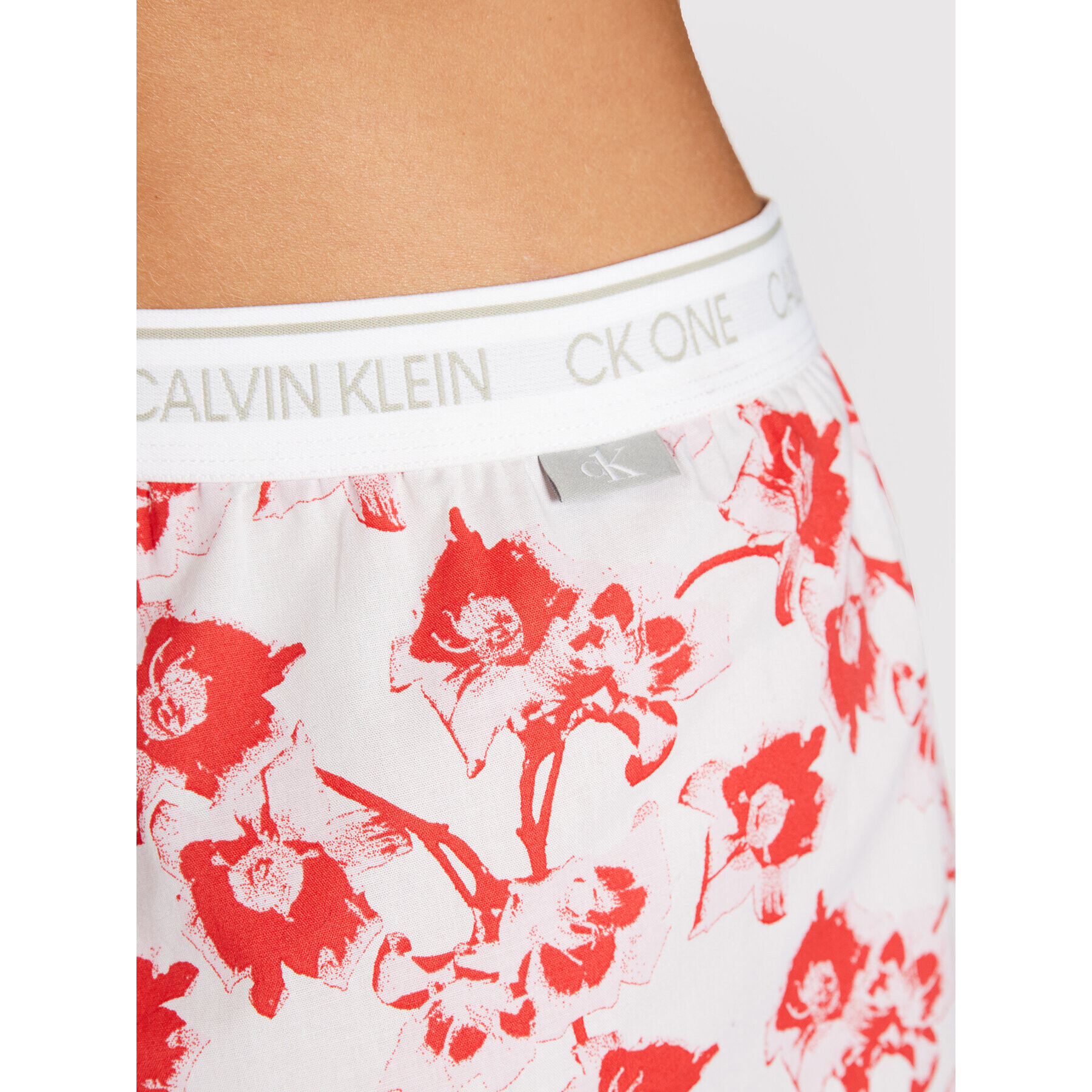 Calvin Klein Underwear Pyžamové šortky 000QS6437E Bílá - Pepit.cz