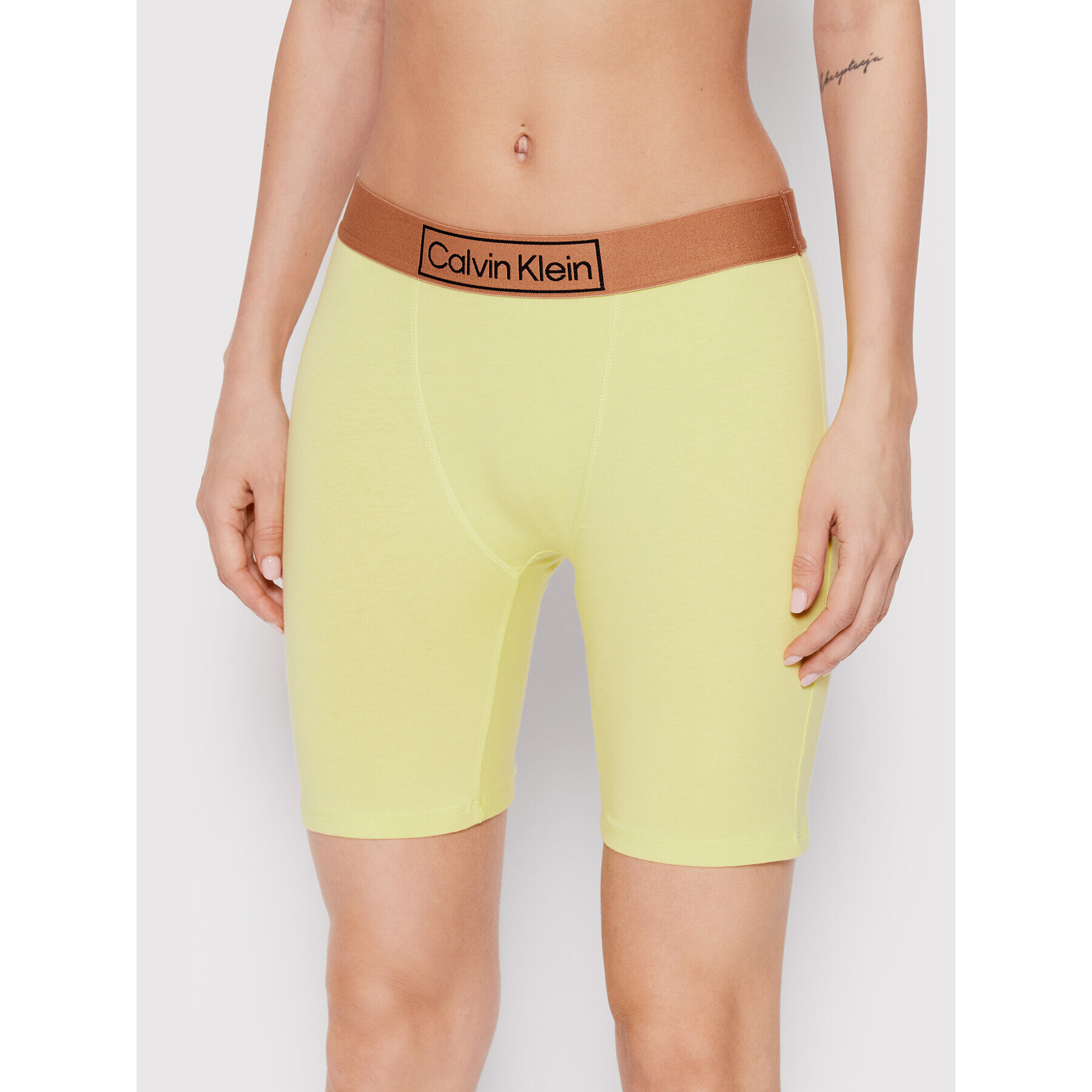 Calvin Klein Underwear Pyžamové šortky 000QS6781E Zelená Slim Fit - Pepit.cz