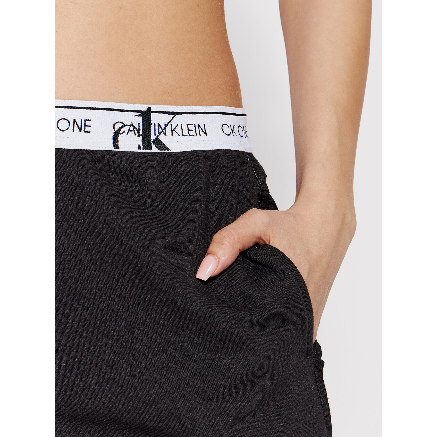 Calvin Klein Underwear Pyžamové šortky 000QS6808E Černá Regular Fit - Pepit.cz