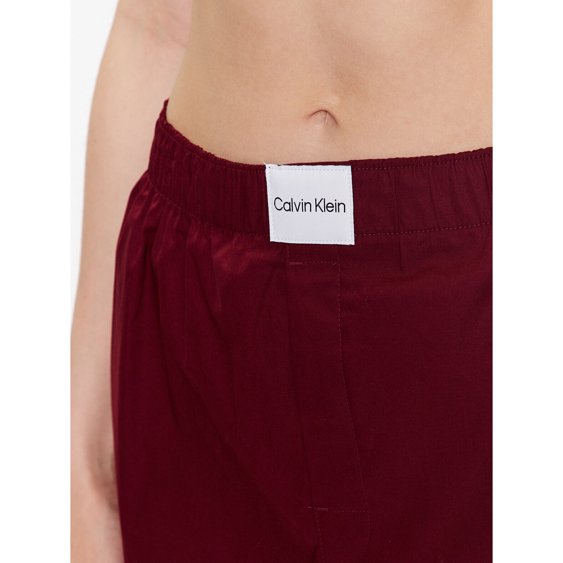 Calvin Klein Underwear Pyžamové šortky 000QS6892E Bordó Slim Fit - Pepit.cz