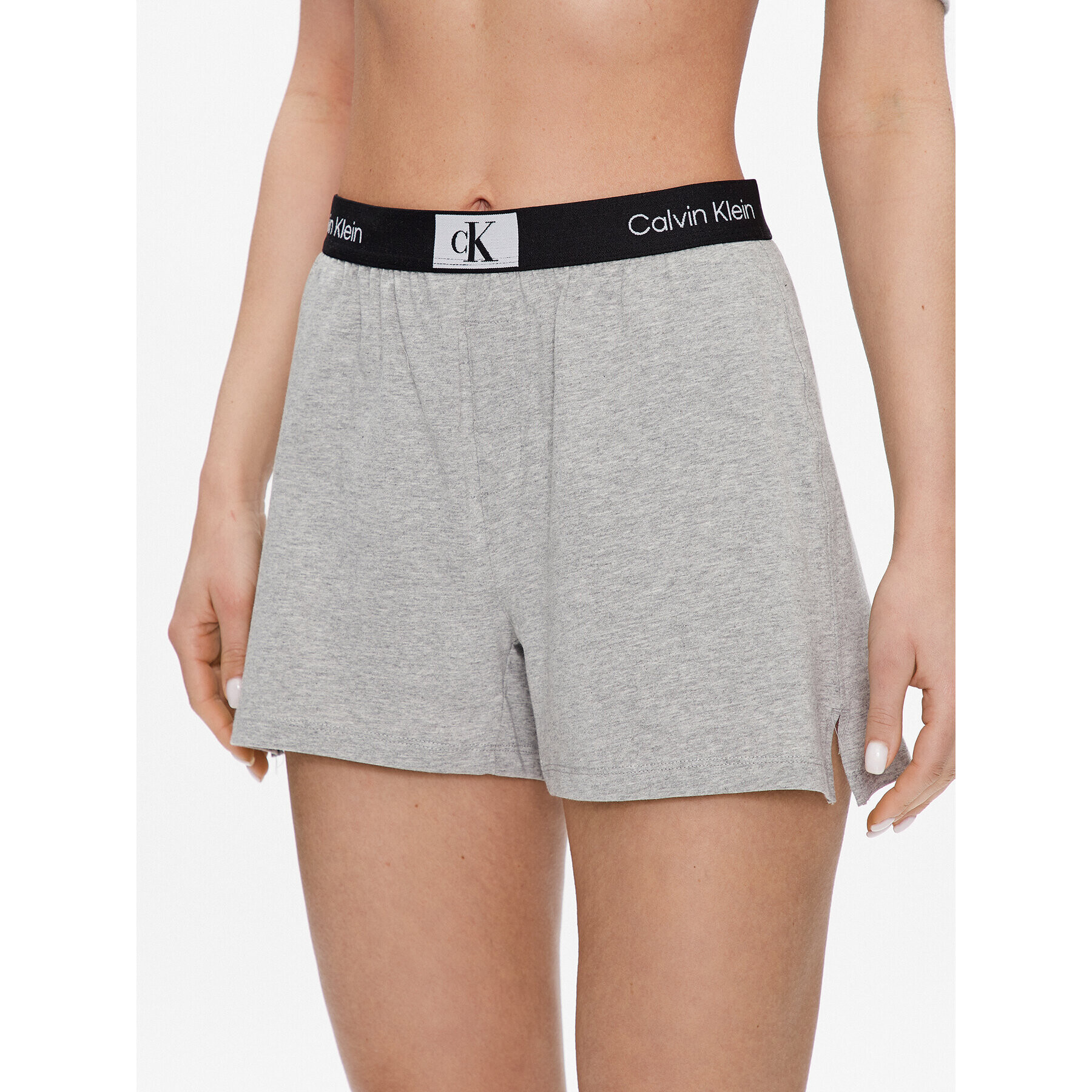 Calvin Klein Underwear Pyžamové šortky 000QS6947E Šedá Regular Fit - Pepit.cz