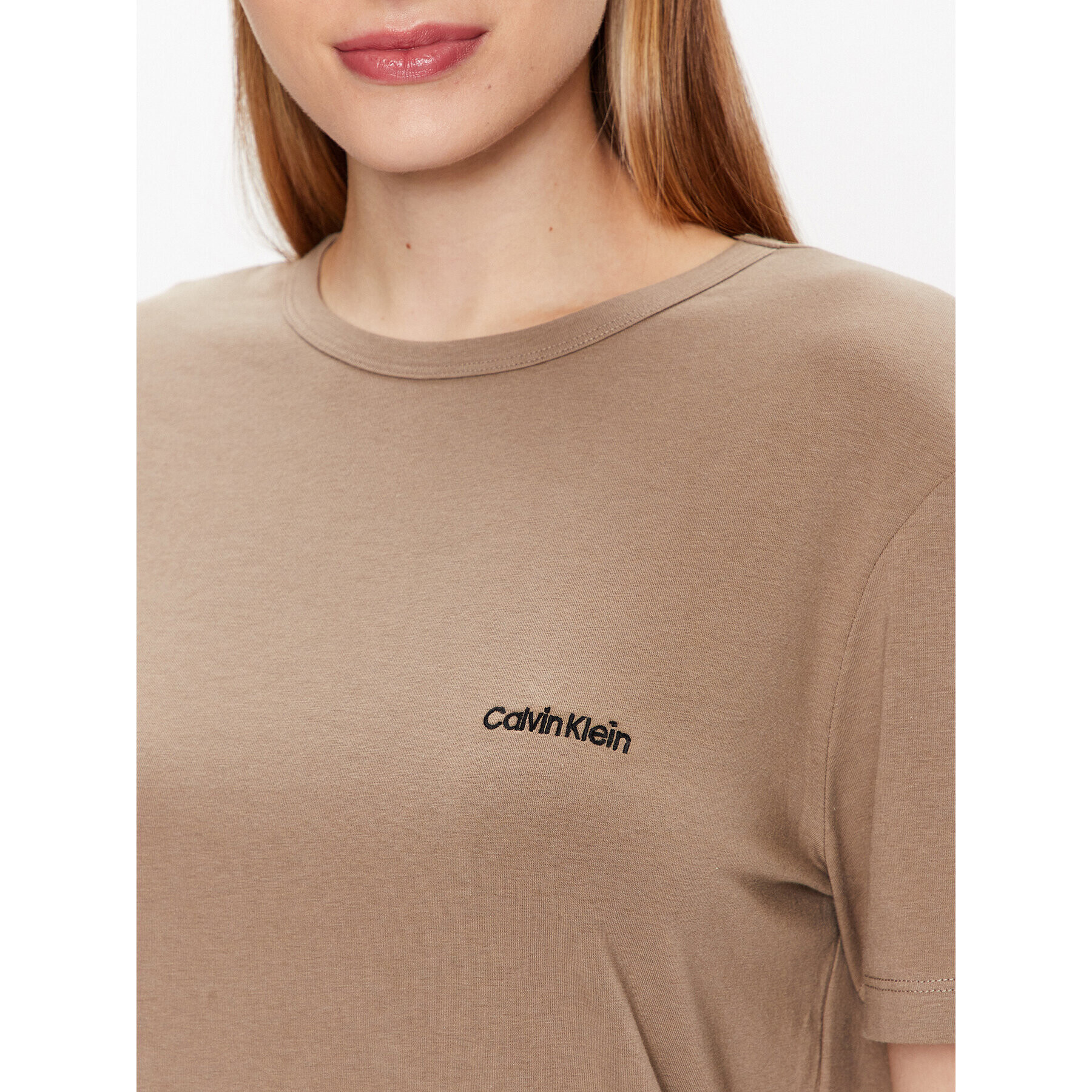 Calvin Klein Underwear Pyžamový top 000QS6890E Khaki Regular Fit - Pepit.cz