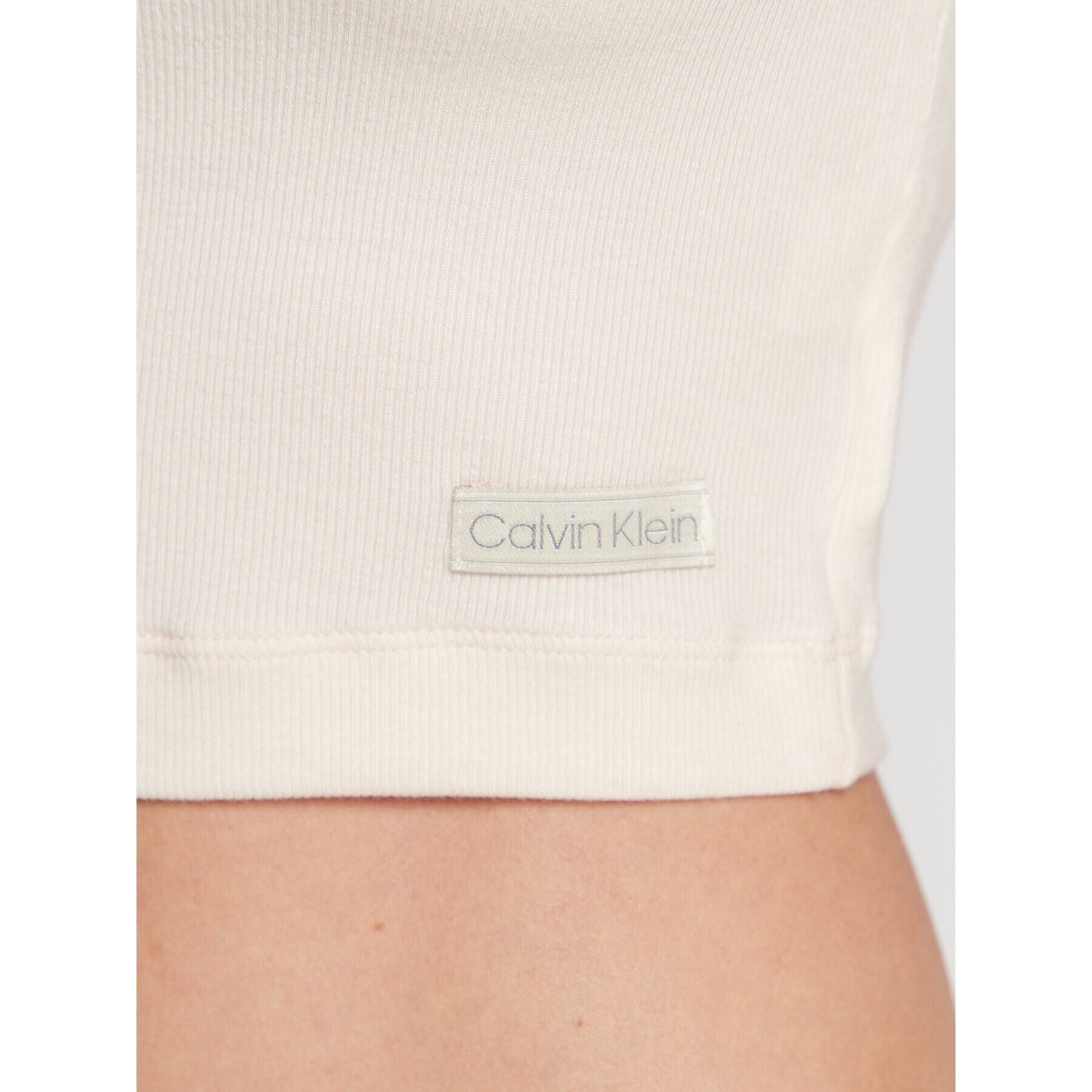 Calvin Klein Underwear Pyžamový top Tank 000QS6648E Béžová Slim Fit - Pepit.cz