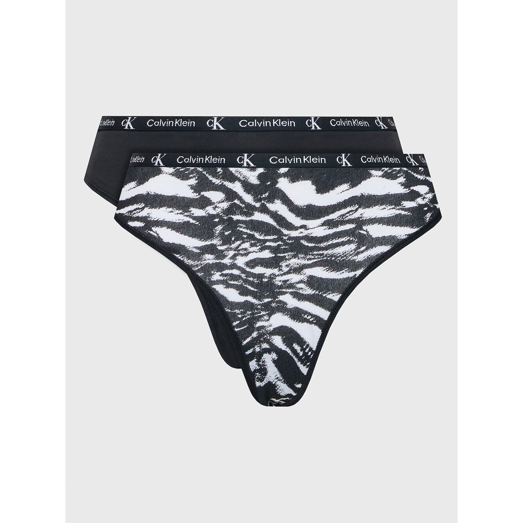 Calvin Klein Underwear Sada 2 kusů string kalhotek 000QD3990E Černá - Pepit.cz