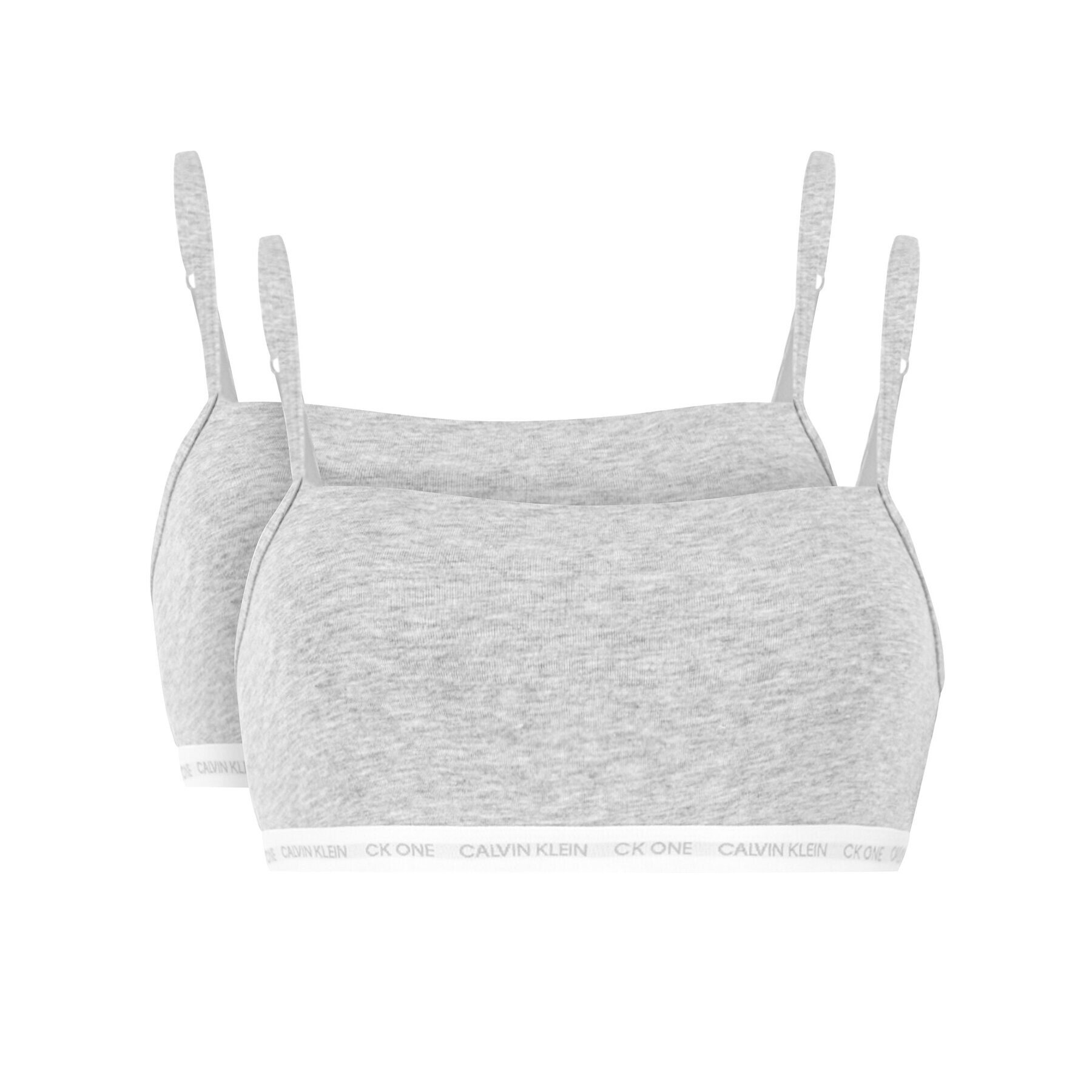 Calvin Klein Underwear Sada 2 podprsenek Bra Top 000QF6040E Šedá - Pepit.cz