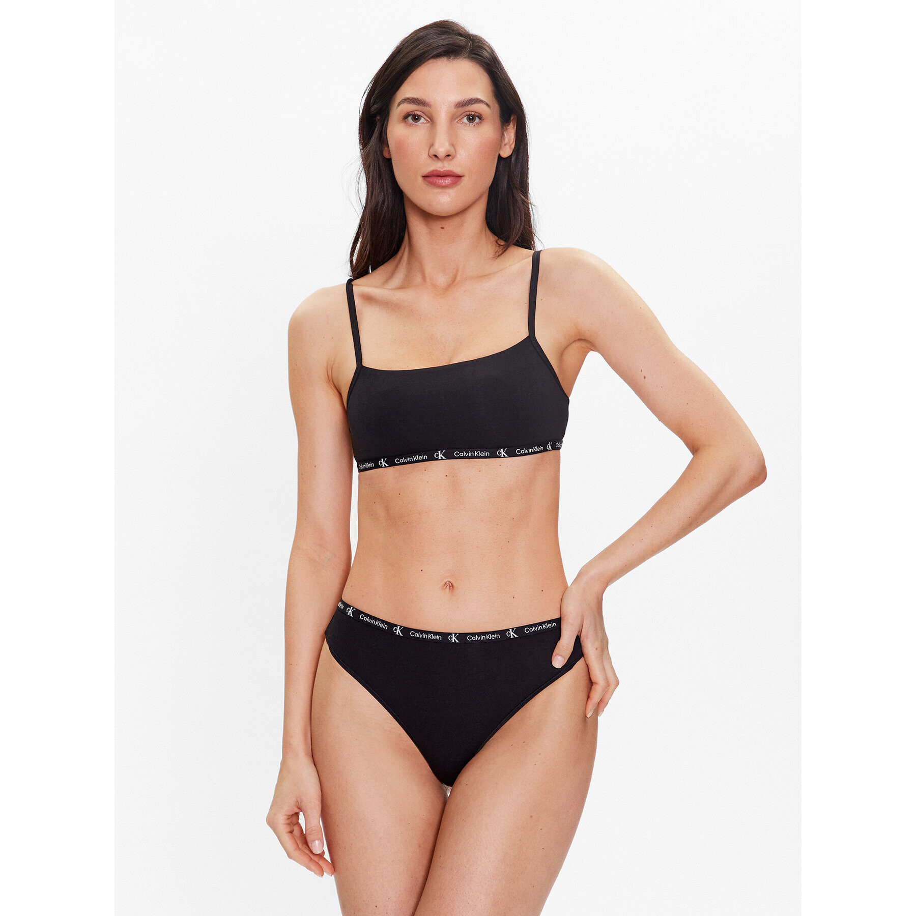 Calvin Klein Underwear Sada 2 podprsenek Bra Top 000QF7215E Barevná - Pepit.cz