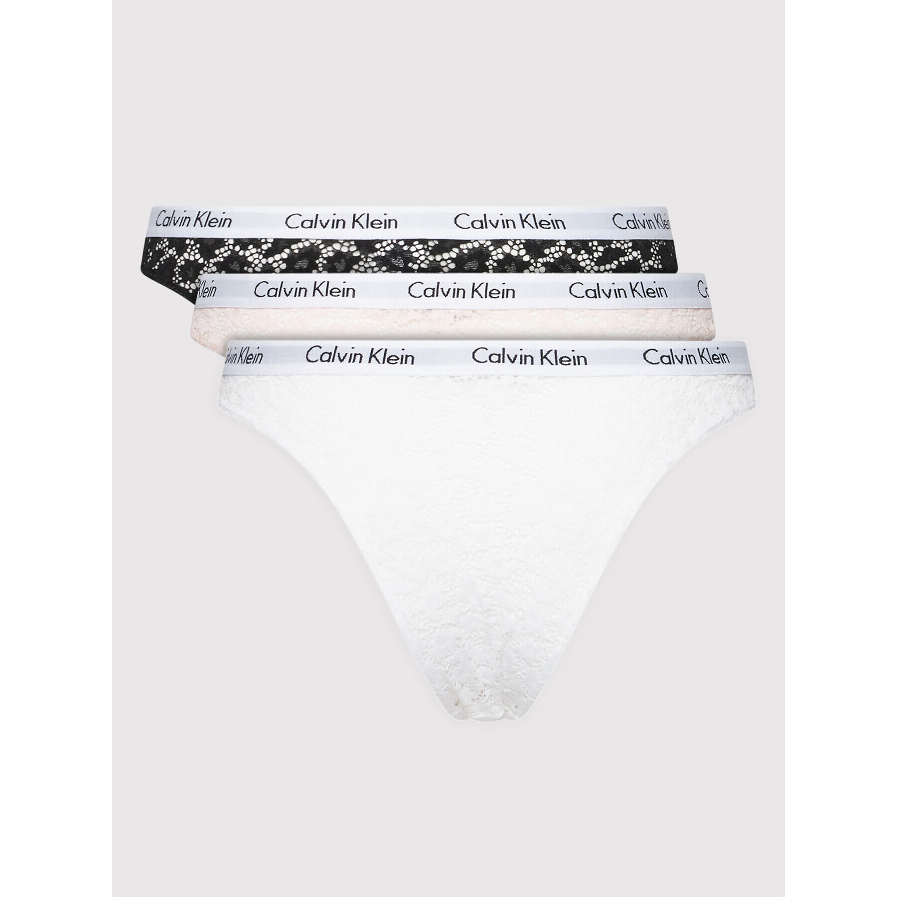 Calvin Klein Underwear Sada 3 kusů brazilských kalhotek 000QD3925E Barevná - Pepit.cz